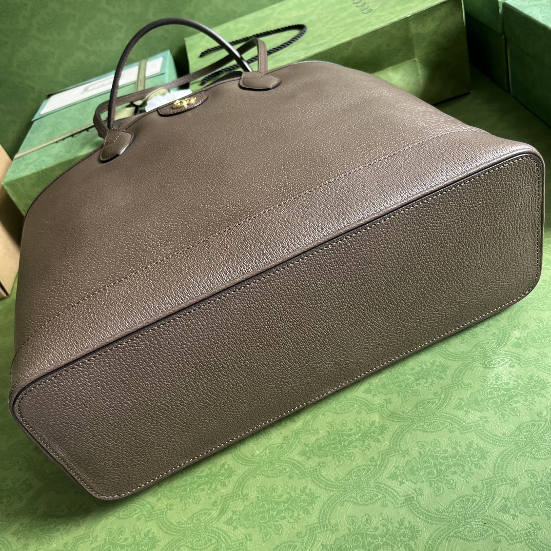 Bagsaaa Gvc*1 Ophidia medium tote brown bag - W38.5cm x H28.5cm x D15cm