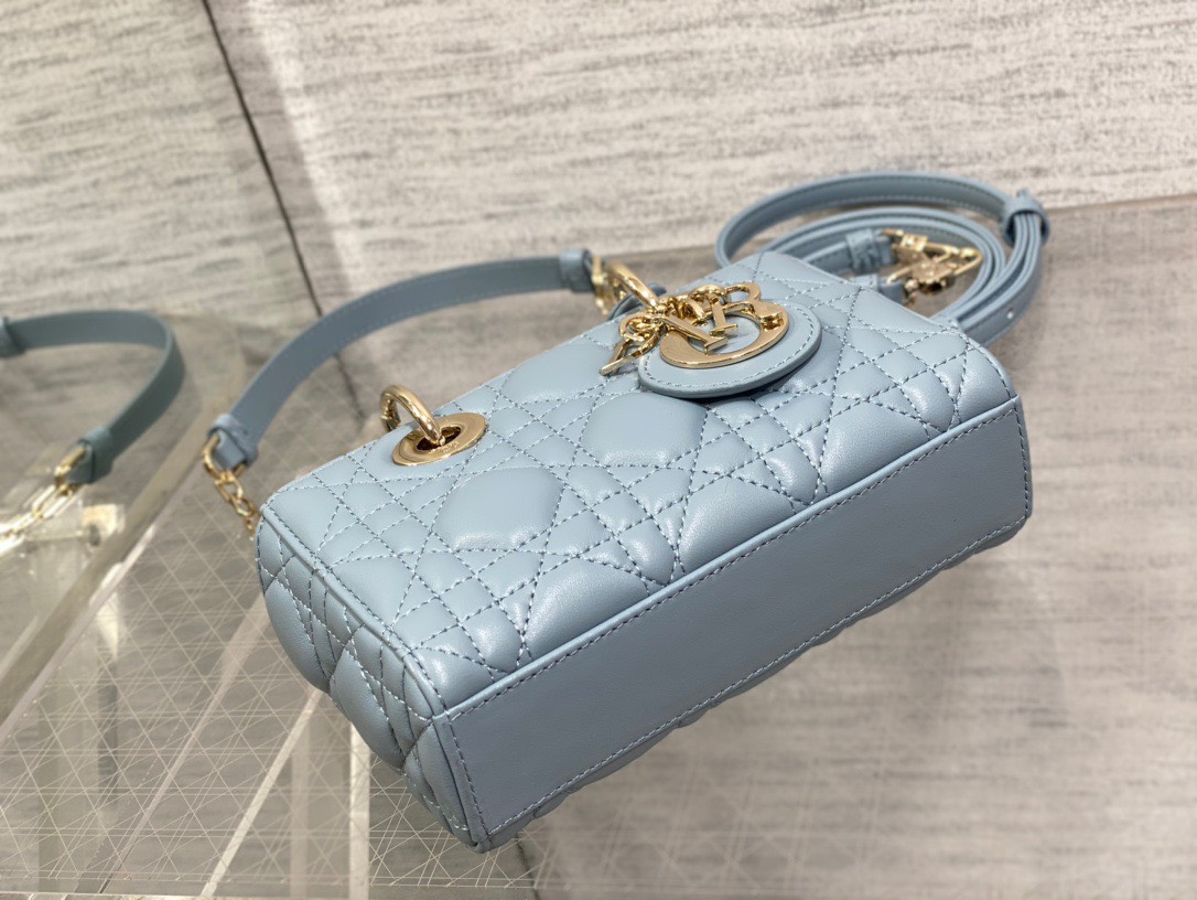 Bagsaaa D10r Lady D - Joy Micro Blue Bag - 16 x 9 x 5 cm