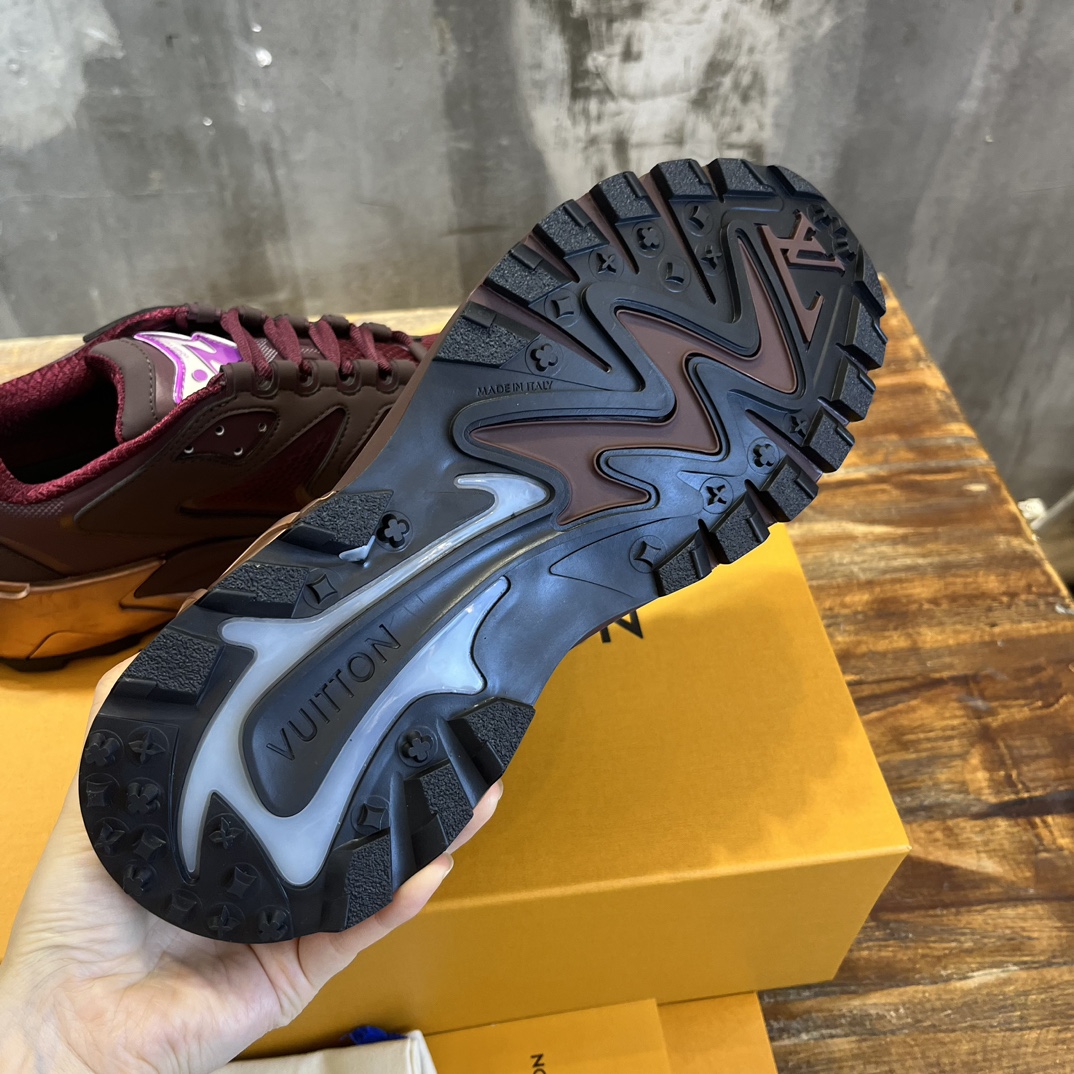 Bagsaaa L0vis Vvtt0n Runner Tatic Sneaker Bordeaux Red