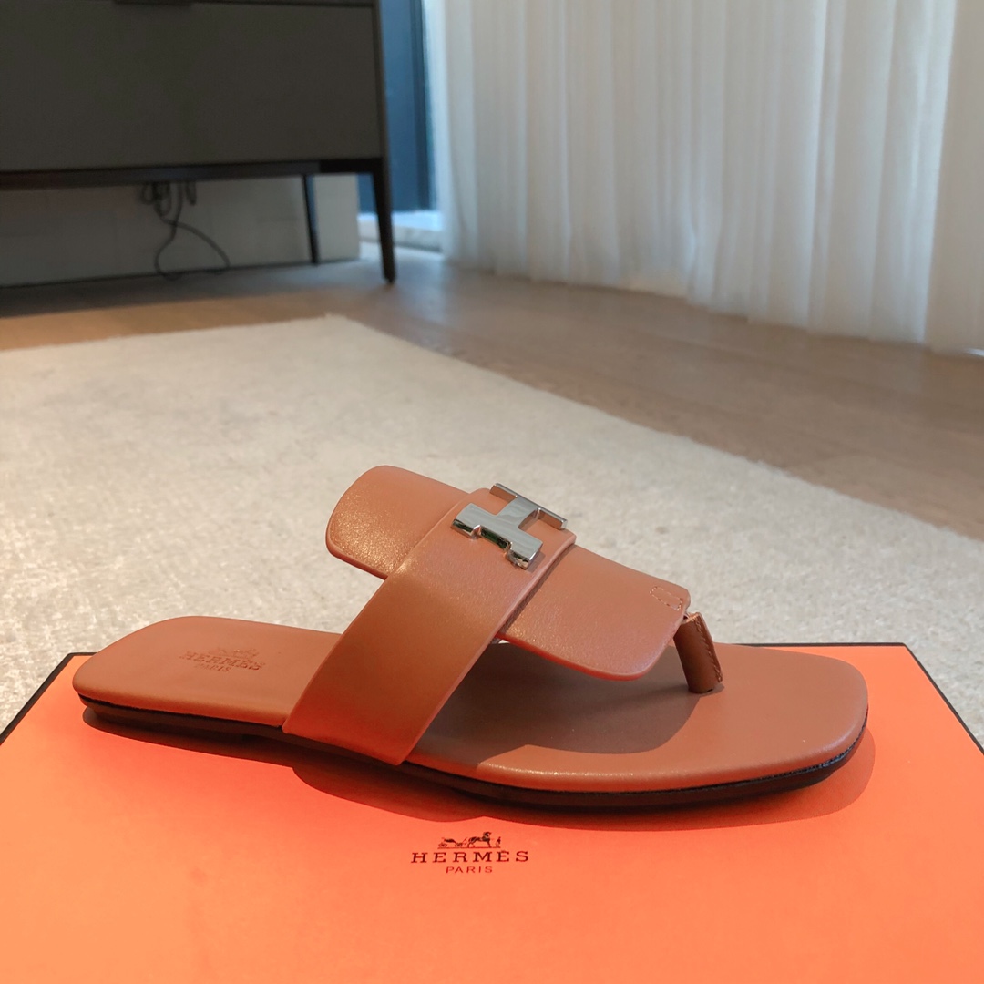 Bagsaaa H**me5 Elixir Sandal Brown Leather