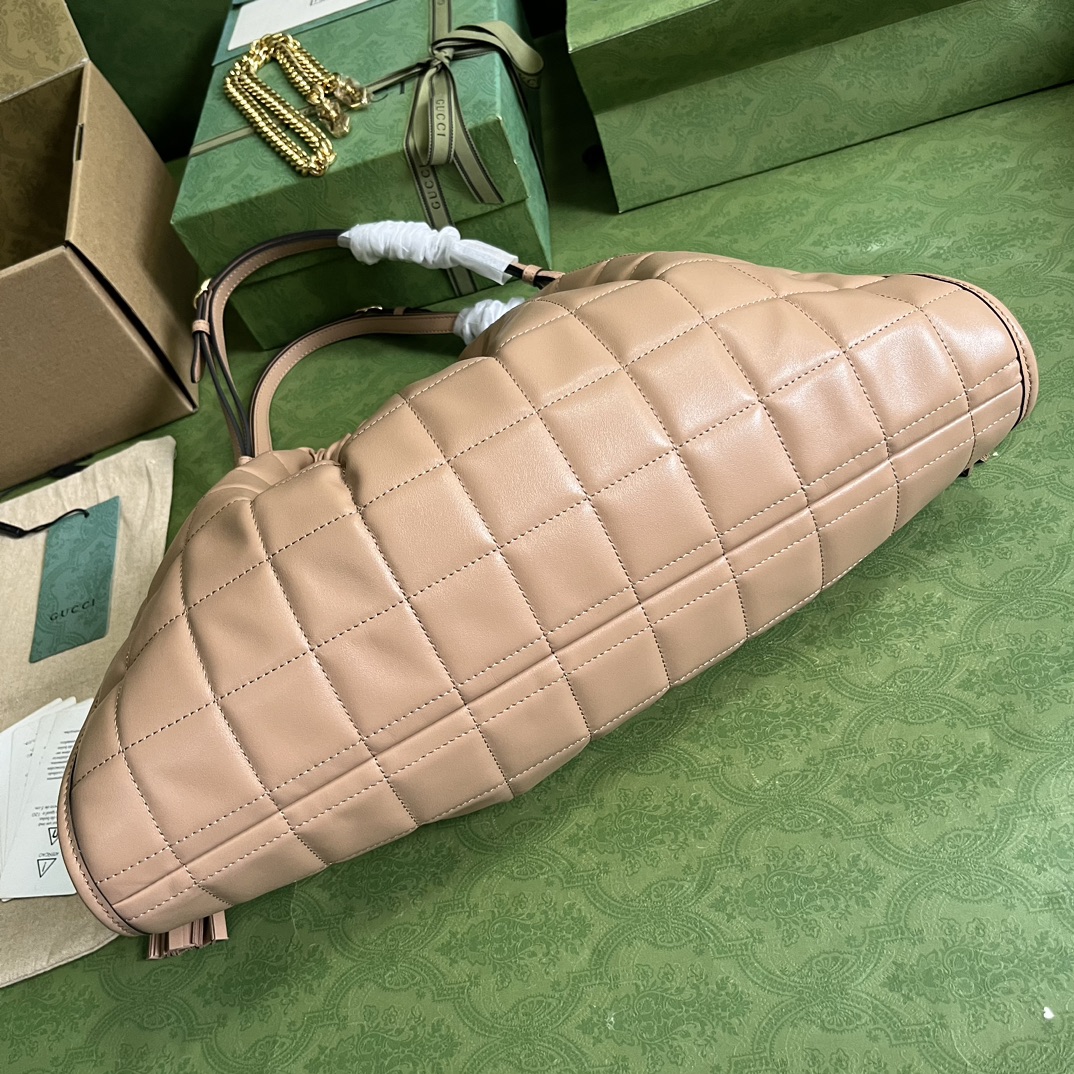 Bagsaaa Gvc*1 Deco large nude tote bag - 43x 28x 8cm