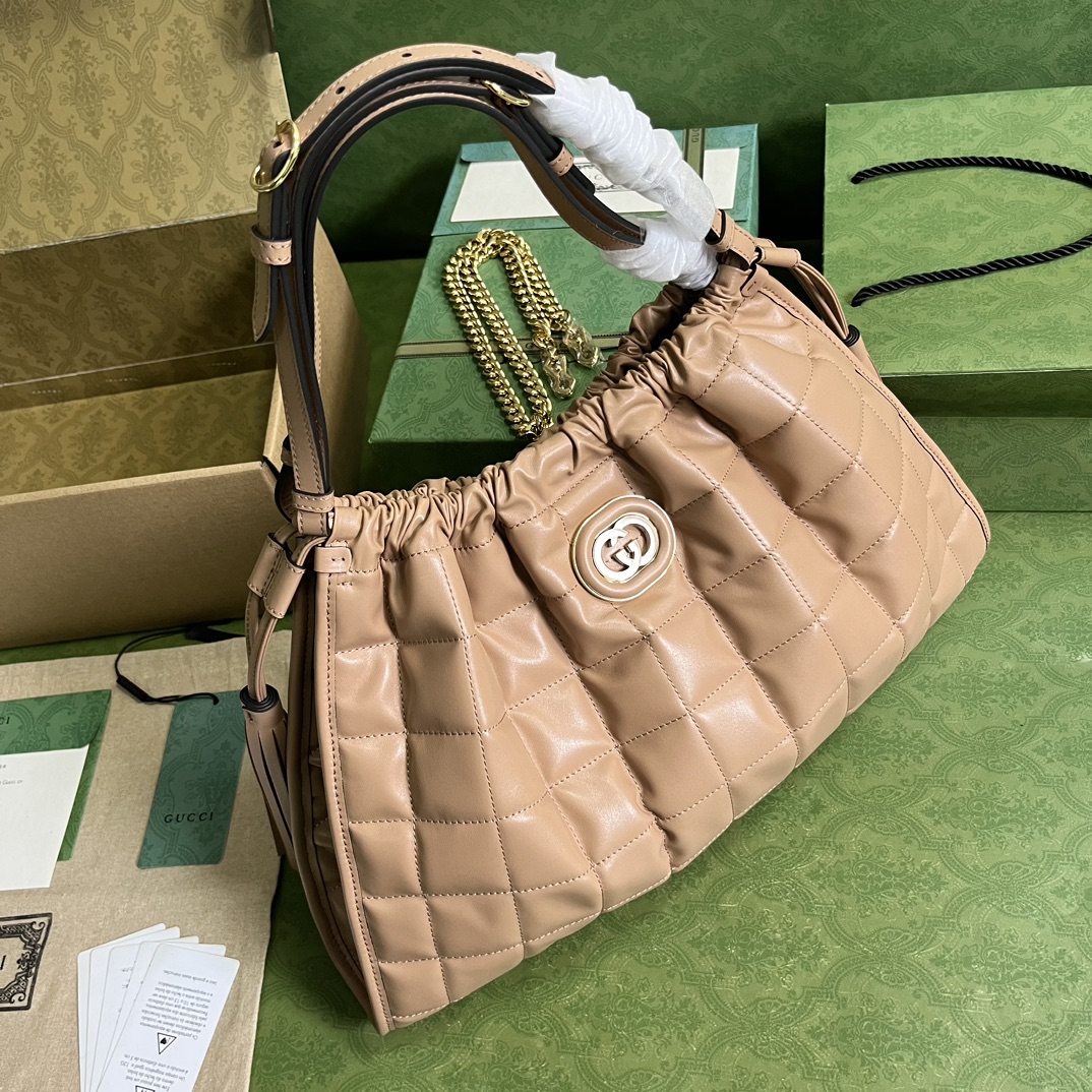 Bagsaaa Gvc*1 Deco large nude tote bag - 43x 28x 8cm