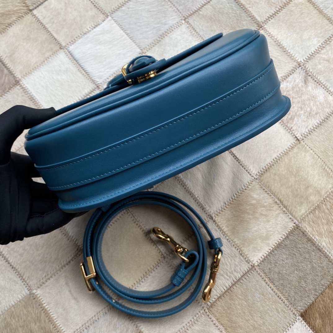 Bagsaaa D10r Medium Bobby Dark Blue Bag - 22 x 17 x 6 cm