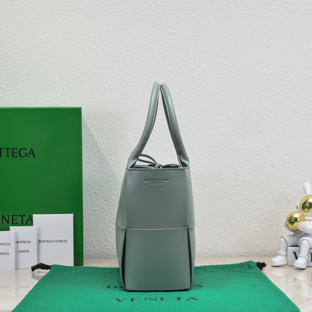 Bagsaaa B0tt*ga Ven*ta Arco Tote Dark Green Bag - 36*24*12cm