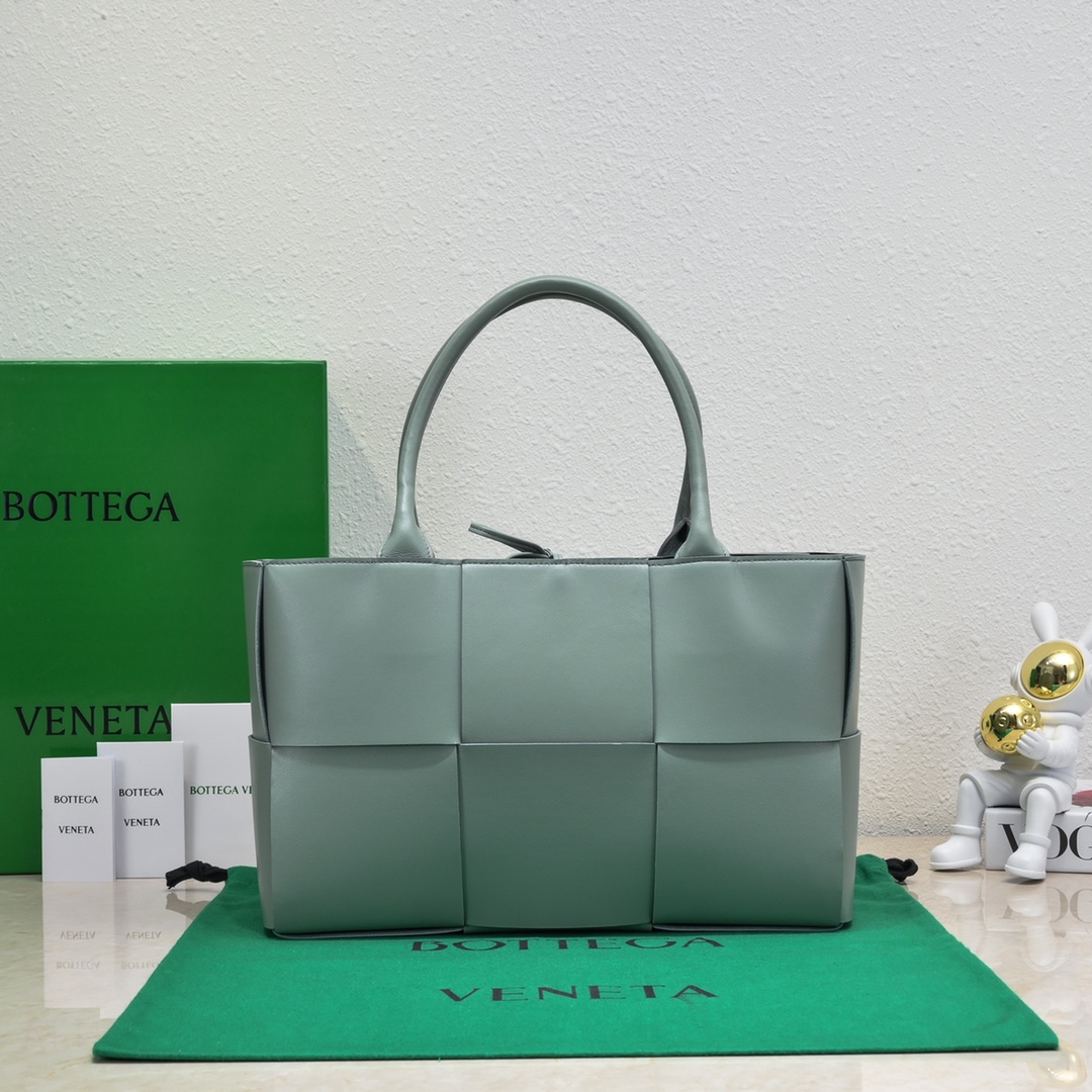 Bagsaaa B0tt*ga Ven*ta Arco Tote Dark Green Bag - 36*24*12cm