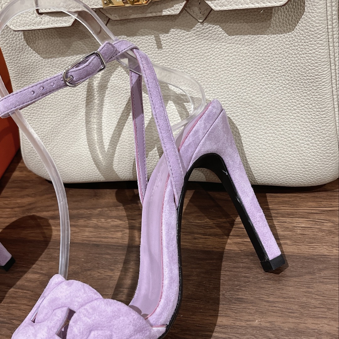 Bagsaaa H**me5 Chaine Dancre Purple Sandals