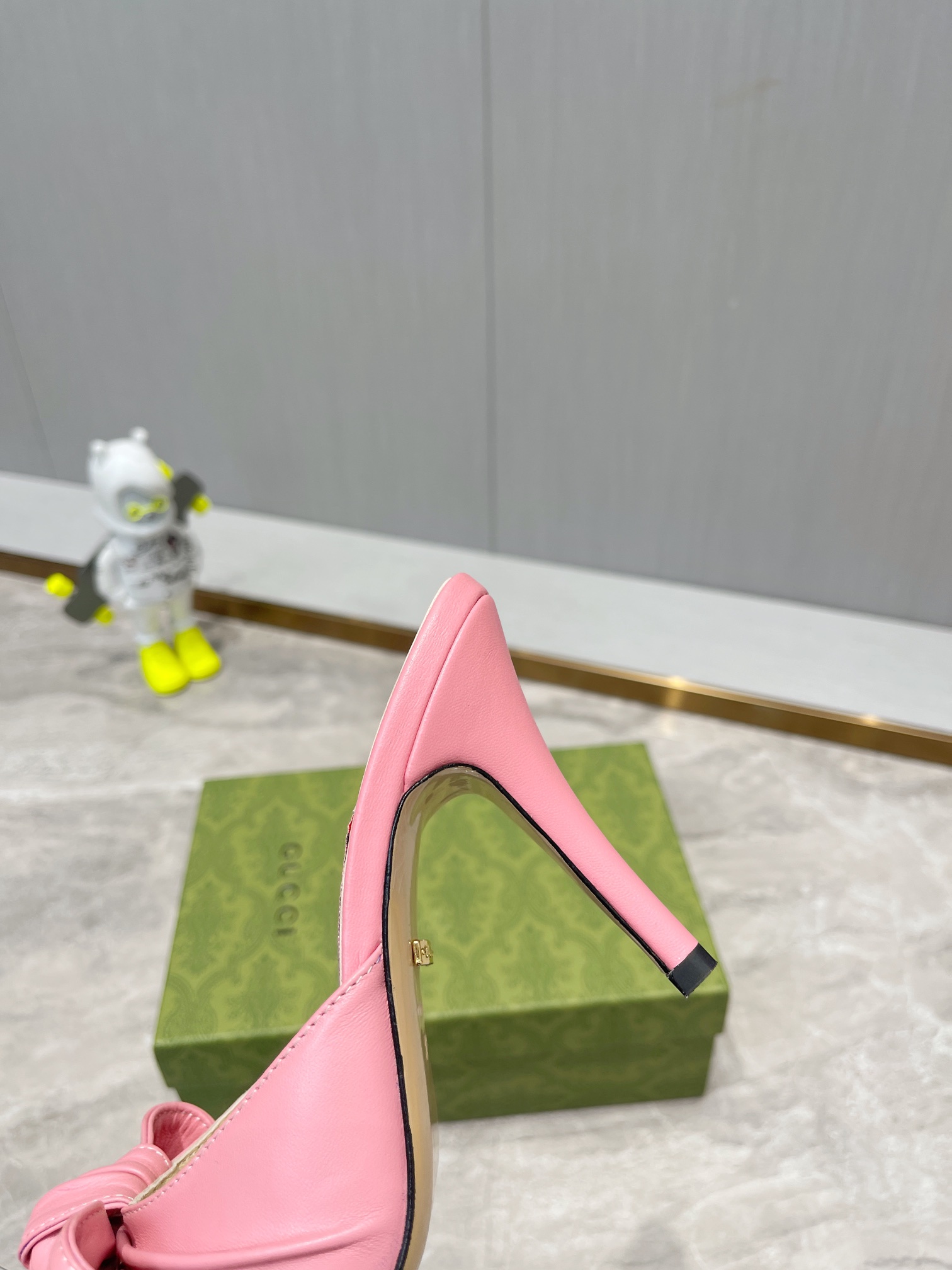 Bagsaaa Gvc*1 Leather Pink Mules