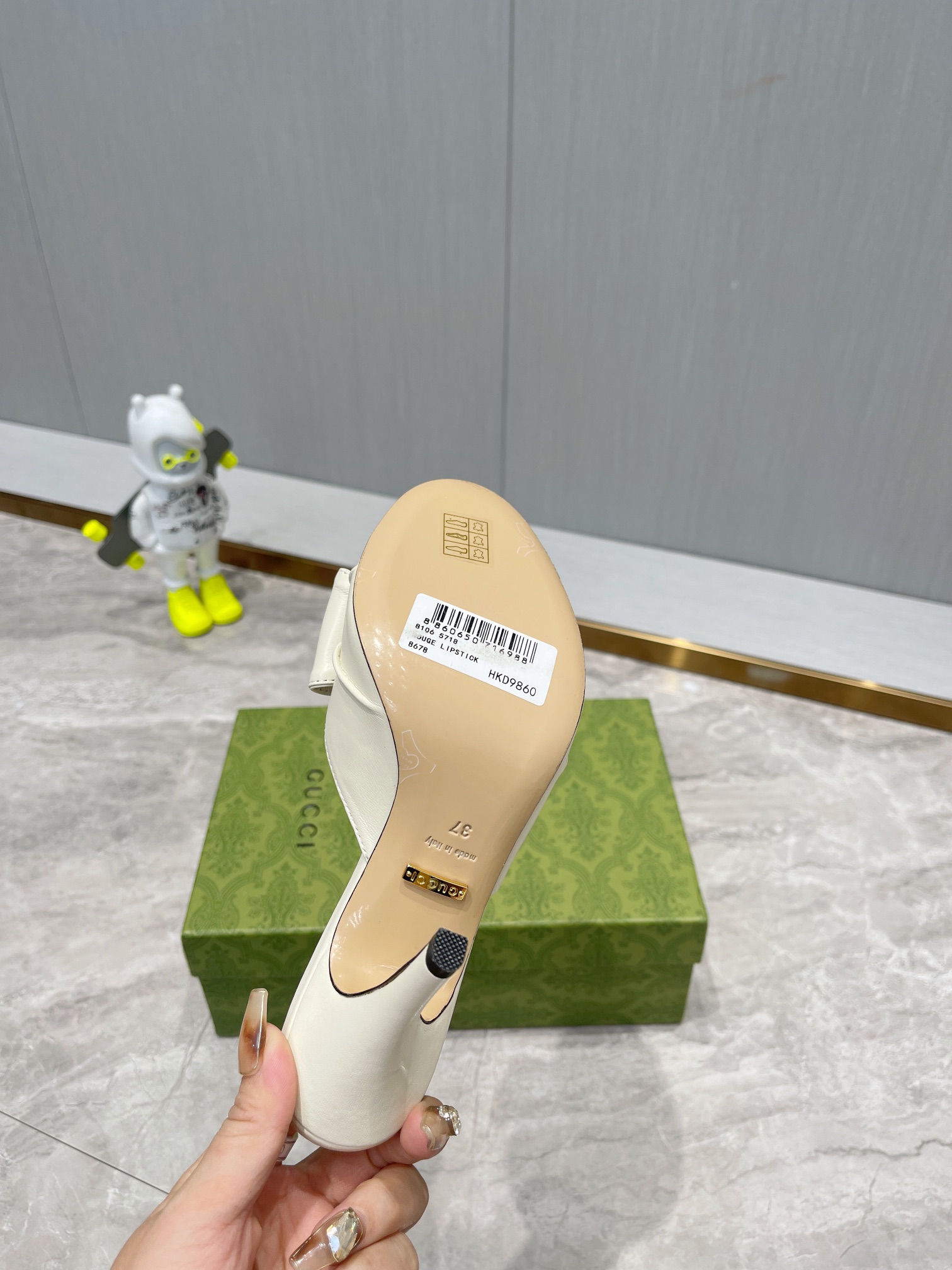 Bagsaaa Gvc*1 Leather White Mules