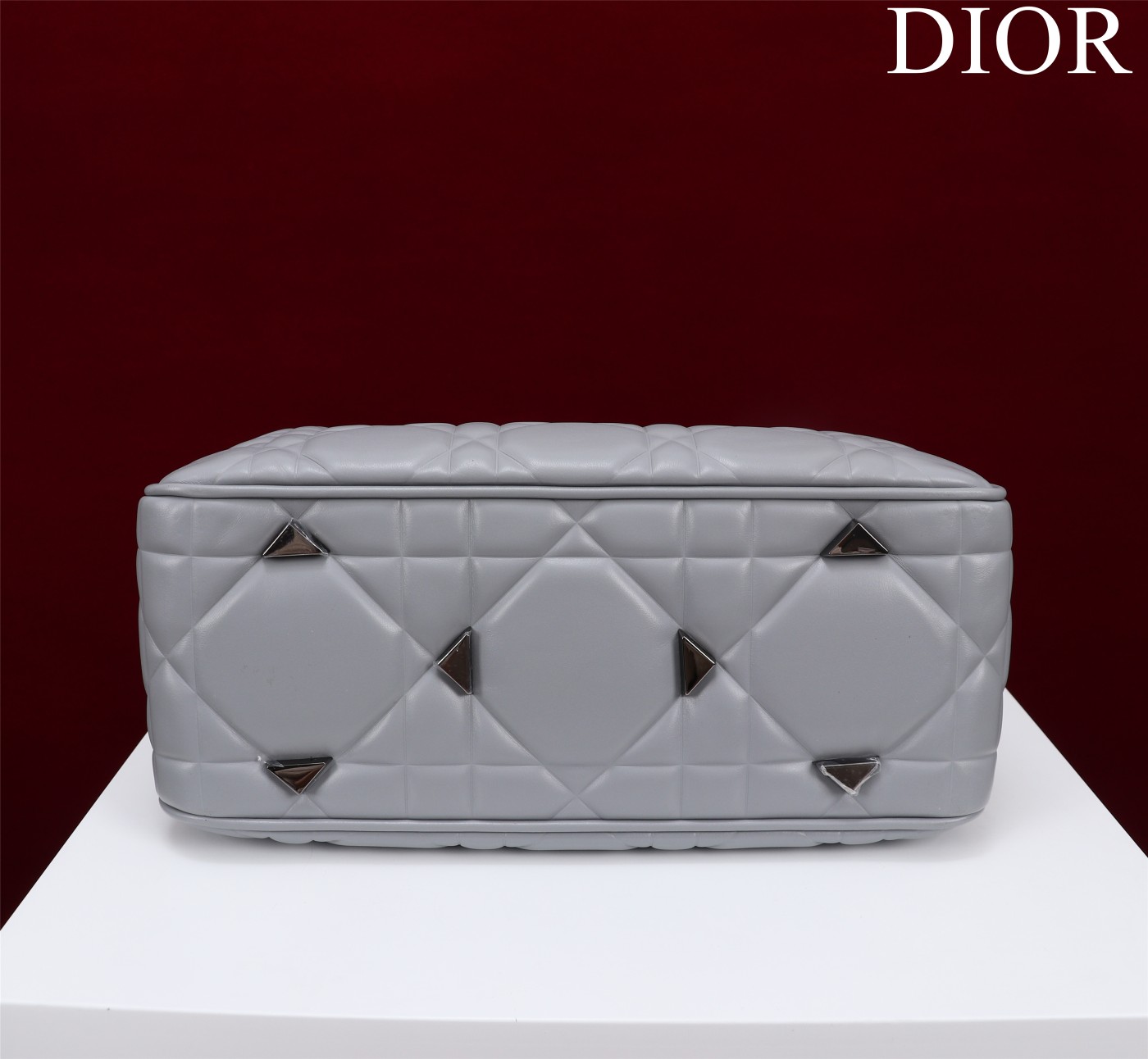 Bagsaaa D10r Lady 95.22 Grey Bag Black Hardware - 30×19×12cm