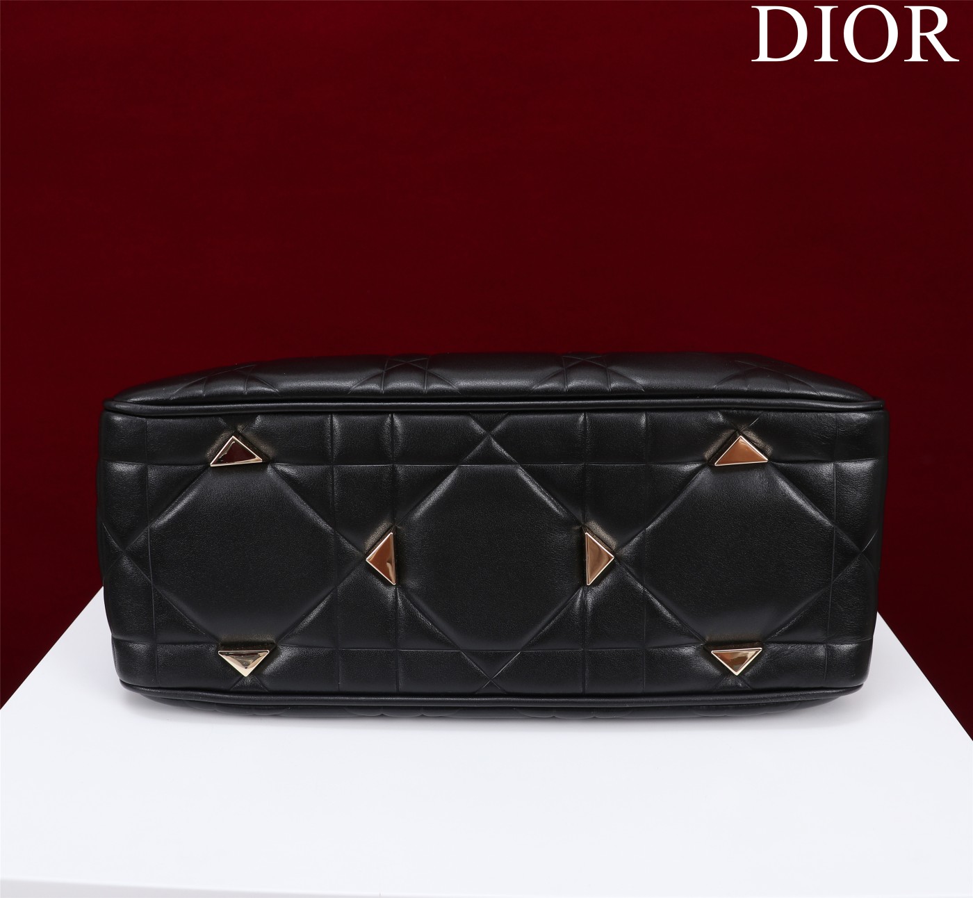 Bagsaaa D10r Lady 95.22 Black Bag Gold Hardware - 30×19×12cm