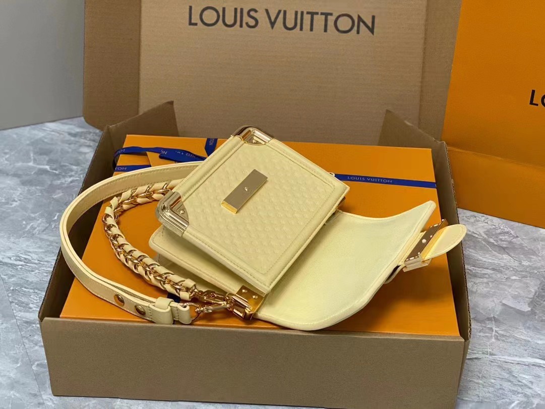 Bagsaaa L0vis Vvtt0n Mini Dauphine M22597 Yellow - 20*15*9 cm