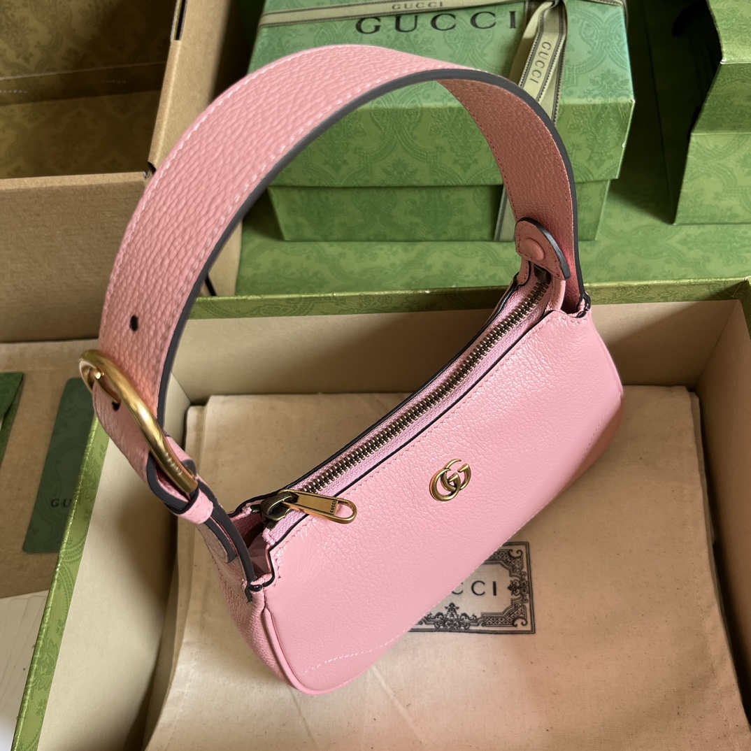 Bagsaaa Gvc*1 Aphrodite mini shoulder bag light pink - W21cm x H12cm x D4cm