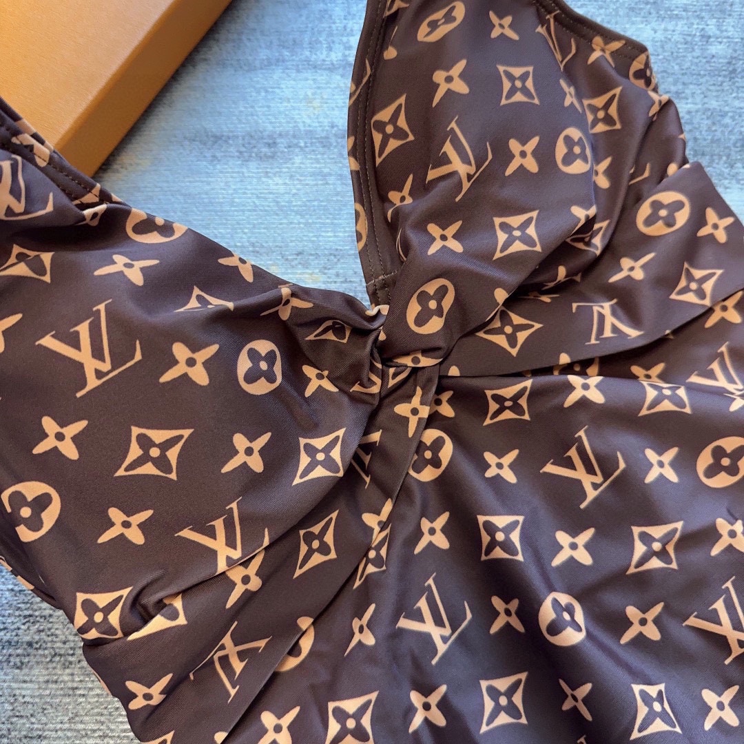 Bagsaaa L0vis Vvtt0n One Pirce Dark Brown Monogram