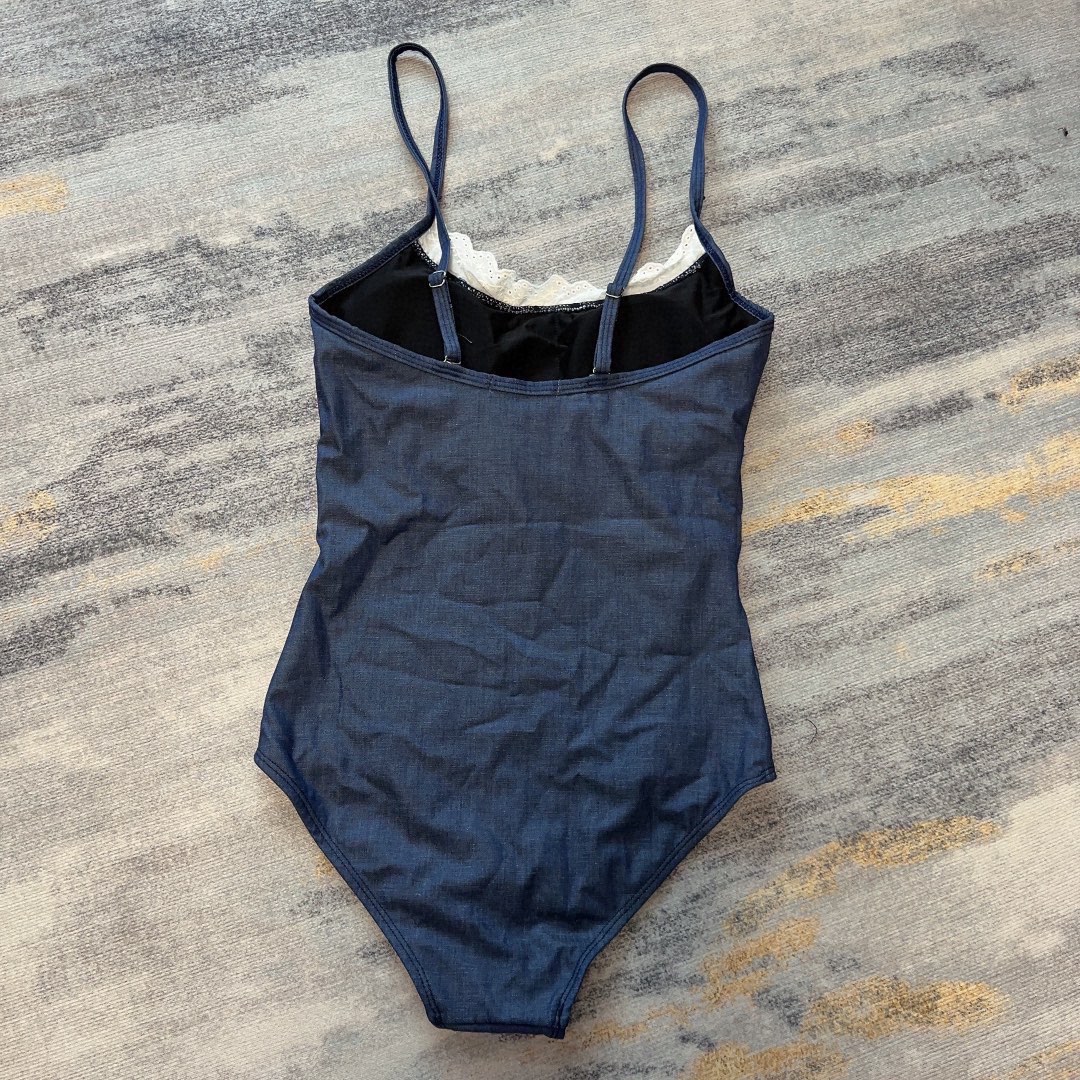 Bagsaaa Pra*a One Piece Blue Denim 