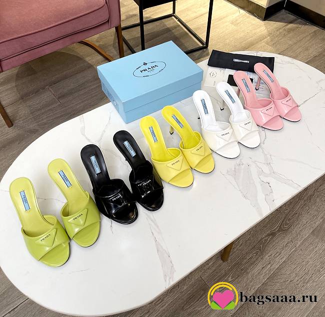 Bagsaaa Pra*a Brushed Leather Sandals 