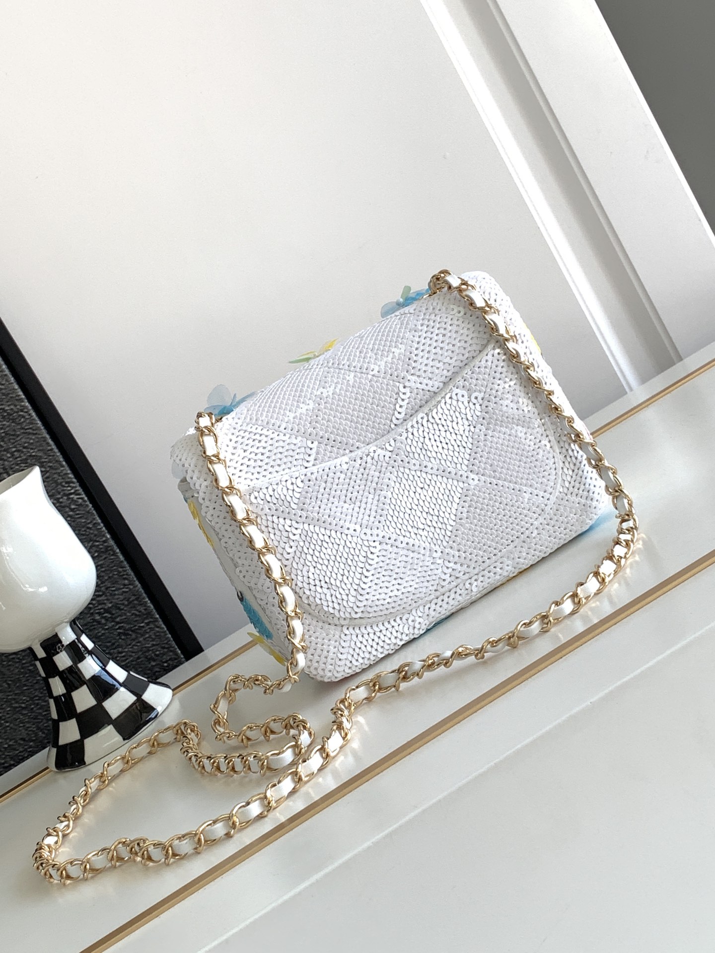 Bagsaaa Ch**el Flower Flap Bag 