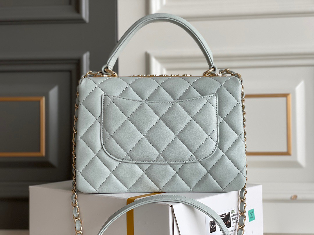 Bagsaaa Ch**el Trendy CC Blue Bag - 25cm
