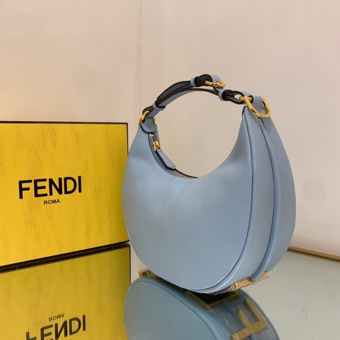 Bagsaaa F**di Medium Graphy In Blue - 10×29×24.5cm