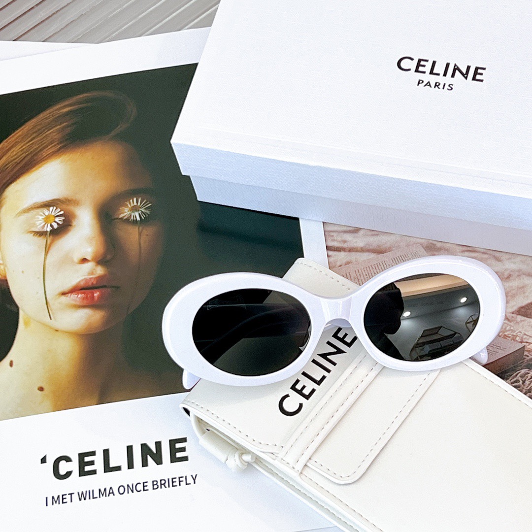 Bagsaaa Ce1i*e Triomphe Blonde Havana Sunglasses