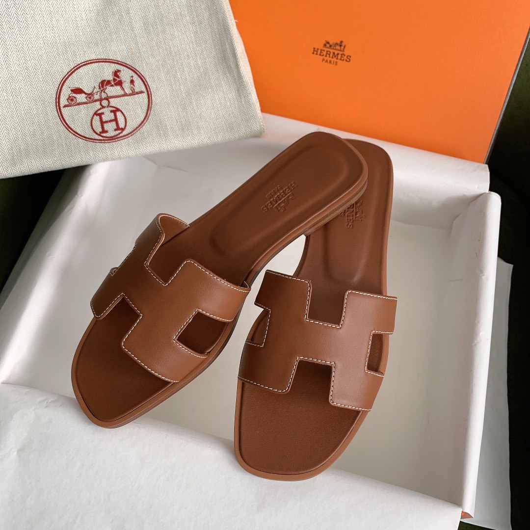 Bagsaaa H**me5 Oran Box calfskin All Brown
