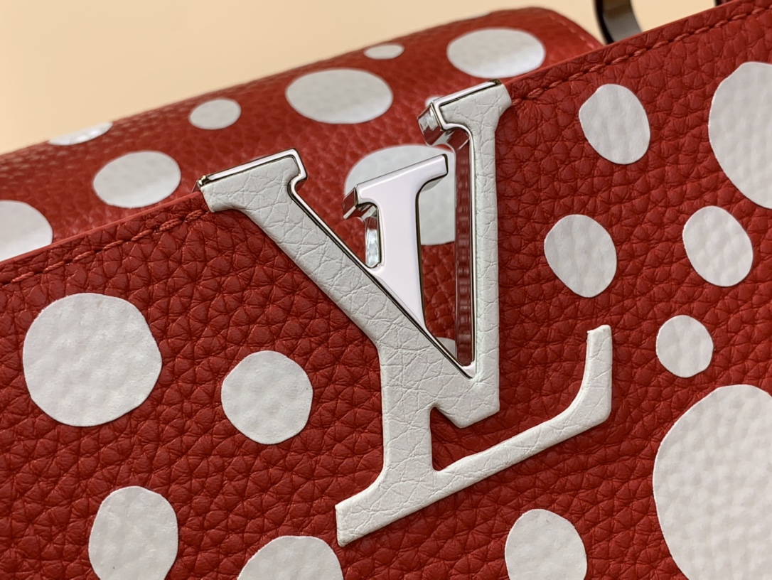 Bagsaaa L0vis Vvtt0n Capucines BB YK Red - 27 x 18 x 9 cm