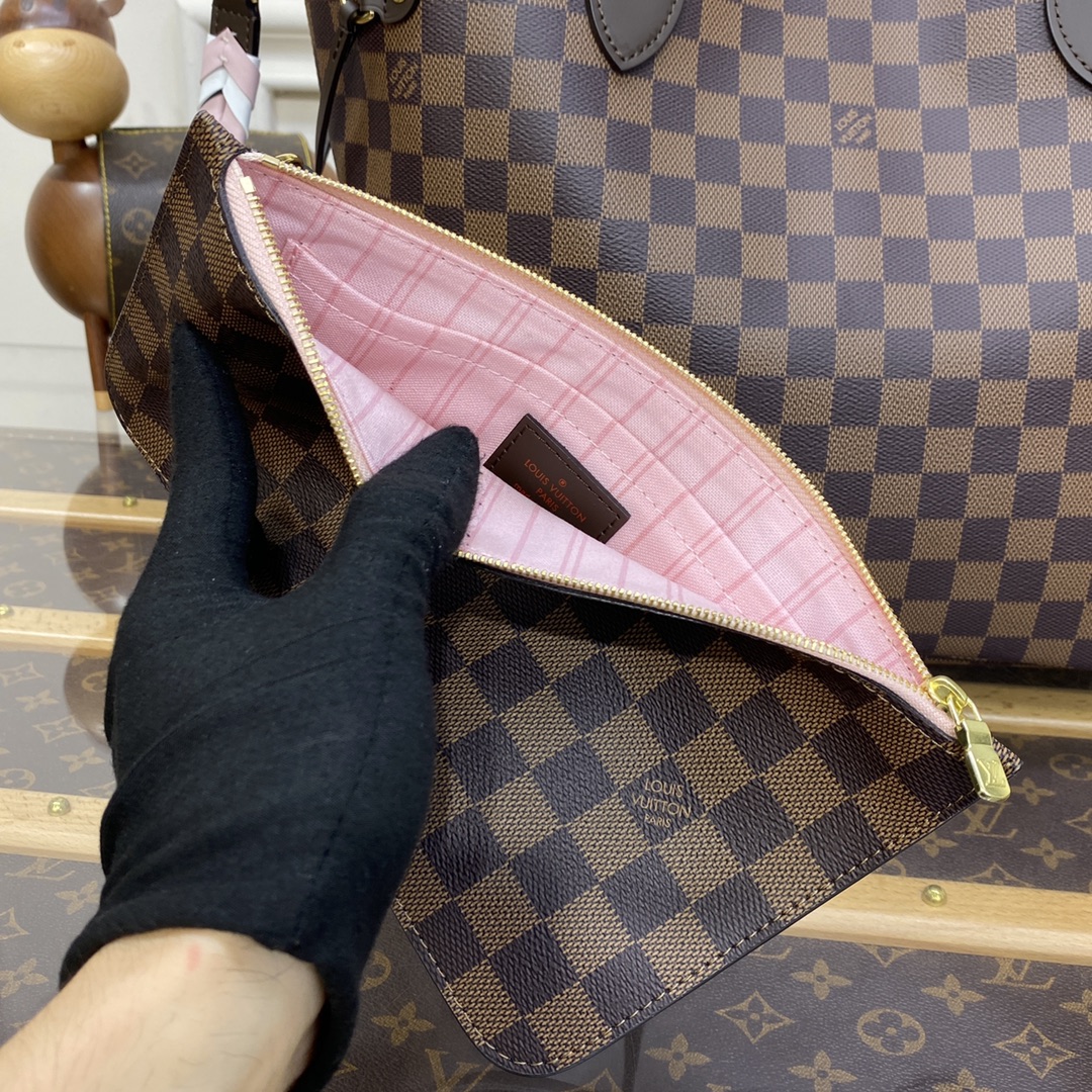 Bagsaaa L0vis Vvtt0n Sac Neverfull MM Ebene Pink - 32.0 x 29.0 x 17.0 cm