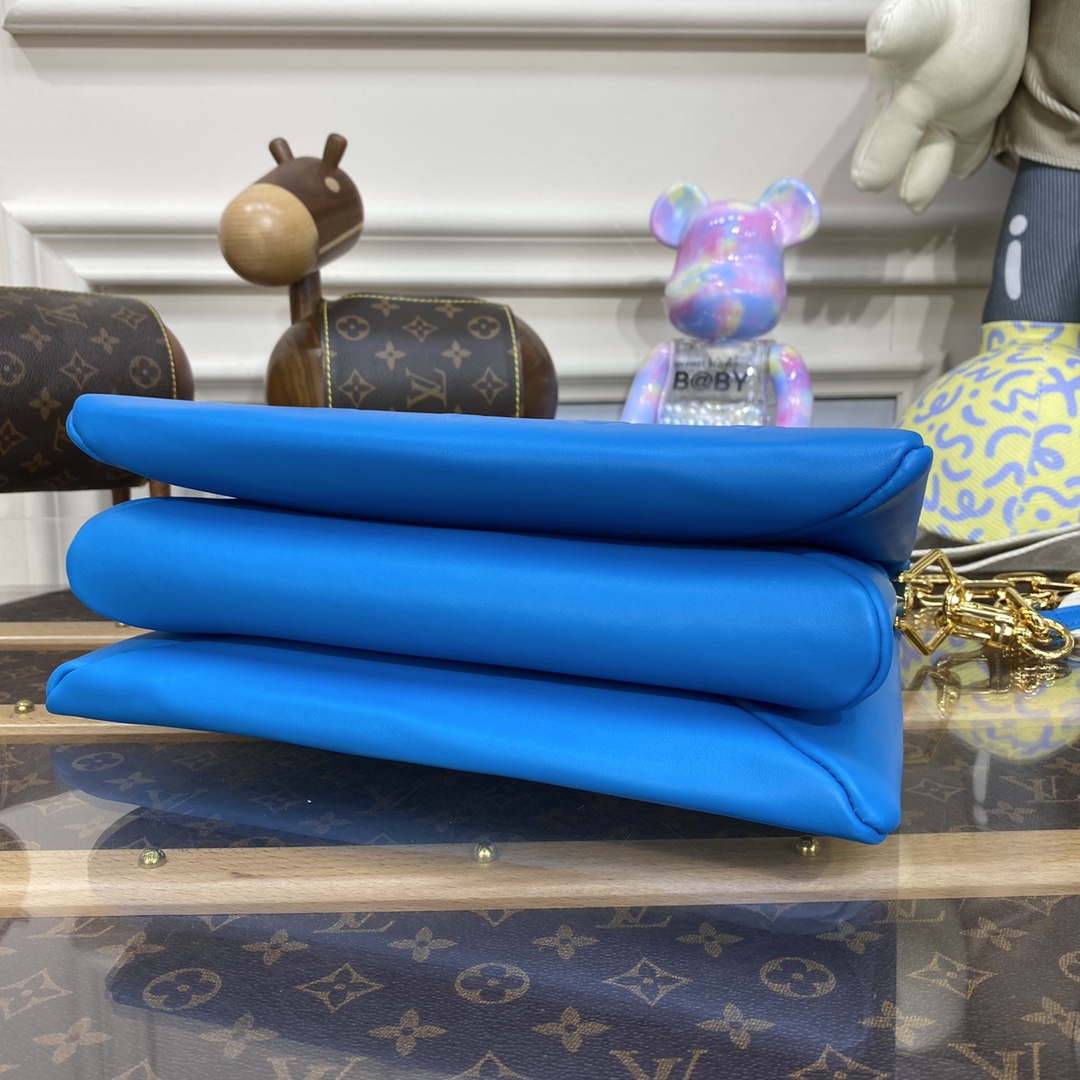 Bagsaaa L0vis Vvtt0n Coussin PM All Blue - 26 x 20 x 12