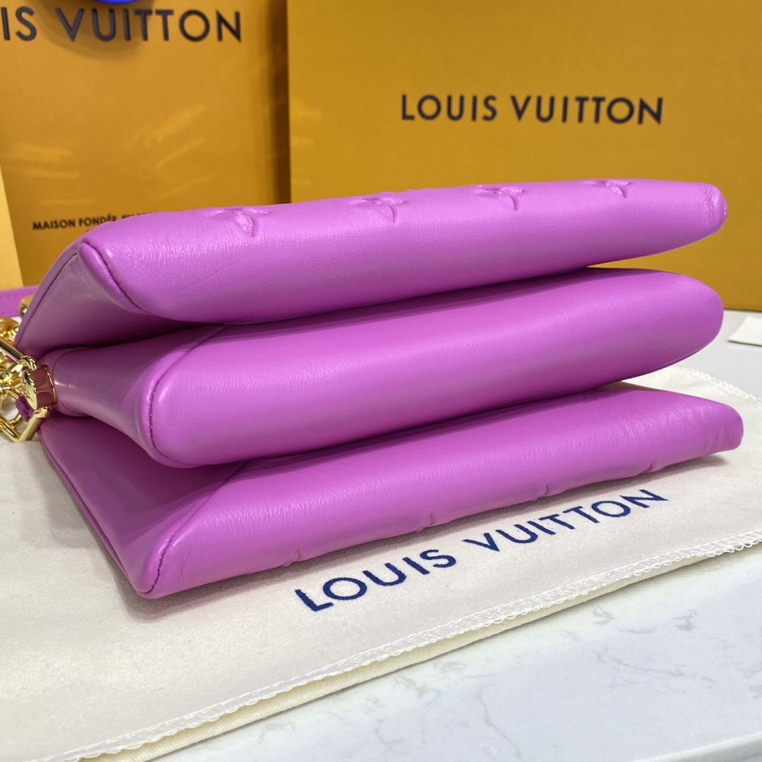 Bagsaaa L0vis Vvtt0n Coussin BB Purple - 20 x 16 x 7 cm