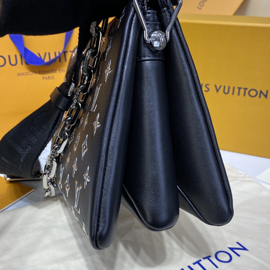 Bagsaaa L0vis Vvtt0n Coussin PM Black - 26 x 20 x 12