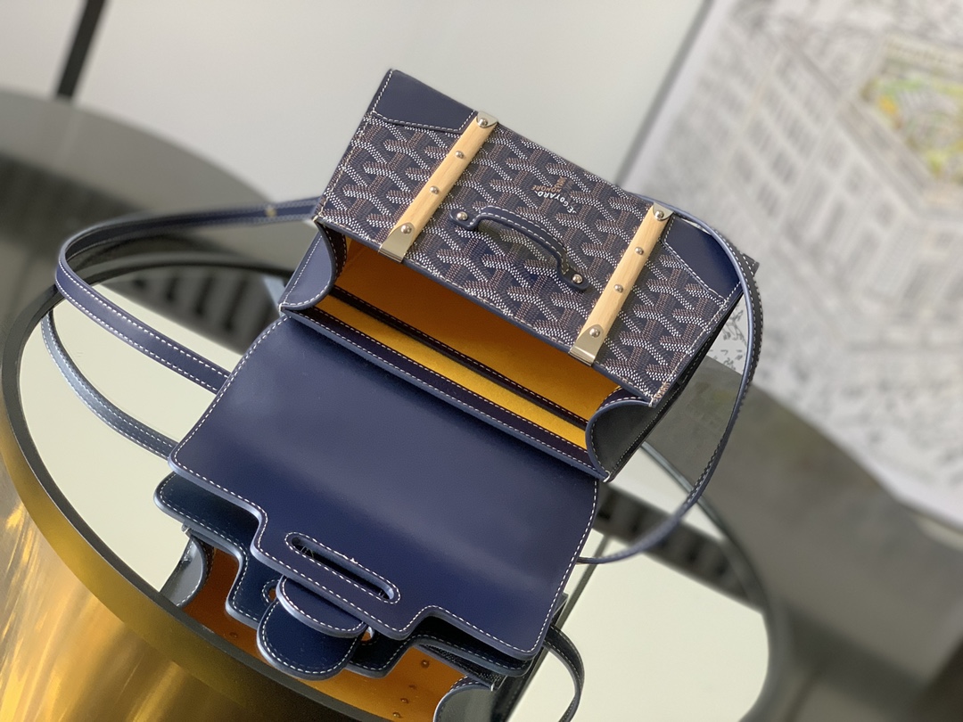 Bagsaaa G09ard Saigon Structure Mini Dark NavyBag - 15 cm x 7.5 cm x 20 cm