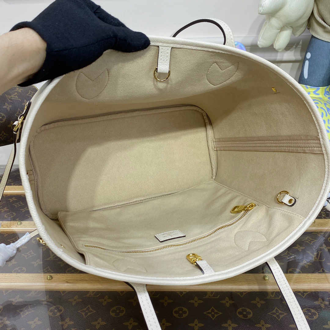 Bagsaaa L0vis Vvtt0n Neverfull MM Creme - 32x29x17cm