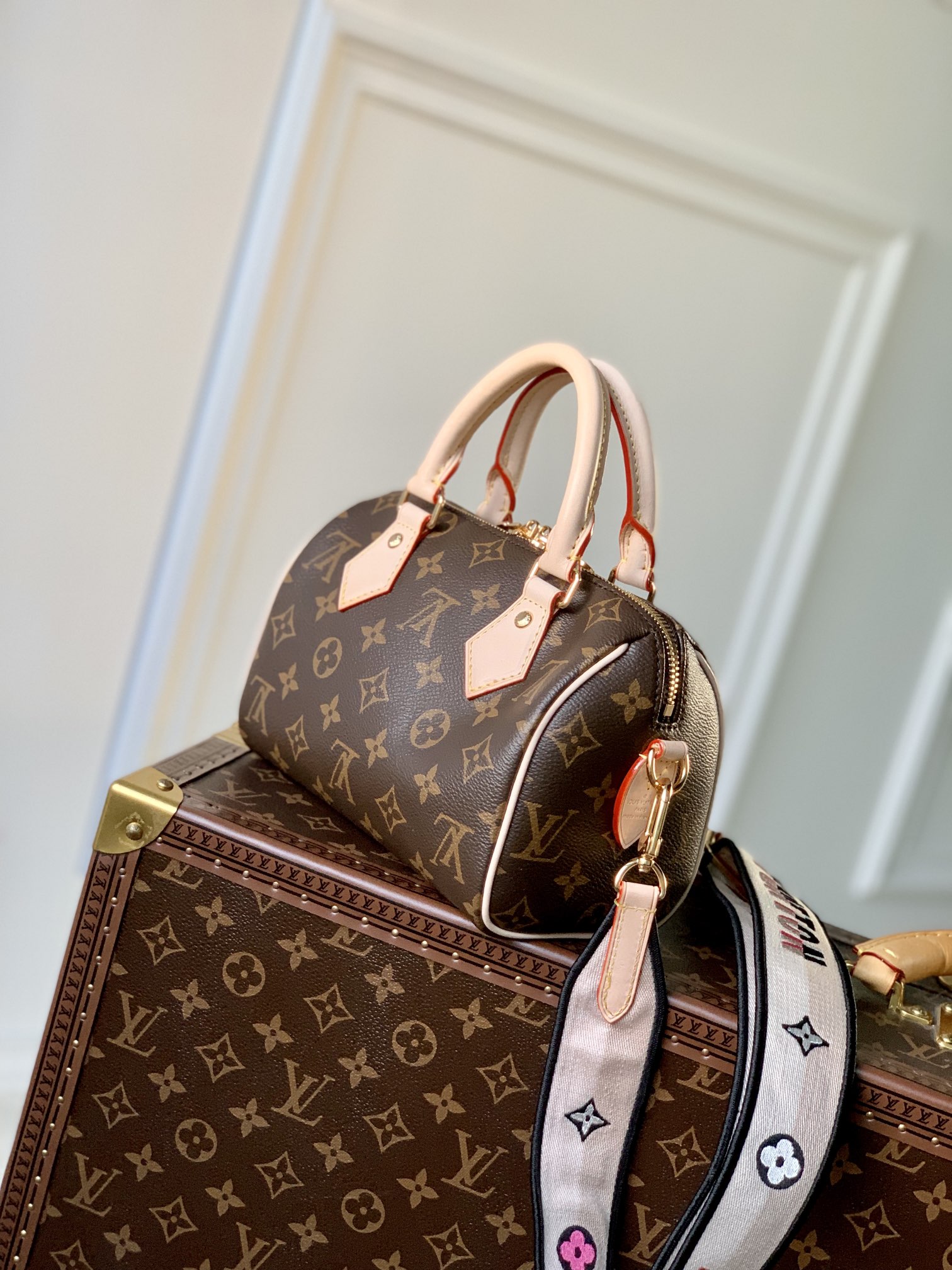 Bagsaaa L0vis Vvtt0n Speedy Bandoulière 20 Monogram M46234 Black Strap - 20.5 x 13.5 x 12.0 cm