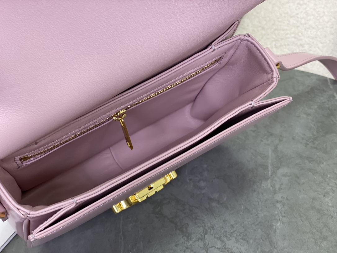 Bagsaaa Ce1i*e Box Pink Leather - 18.5x14x6cm