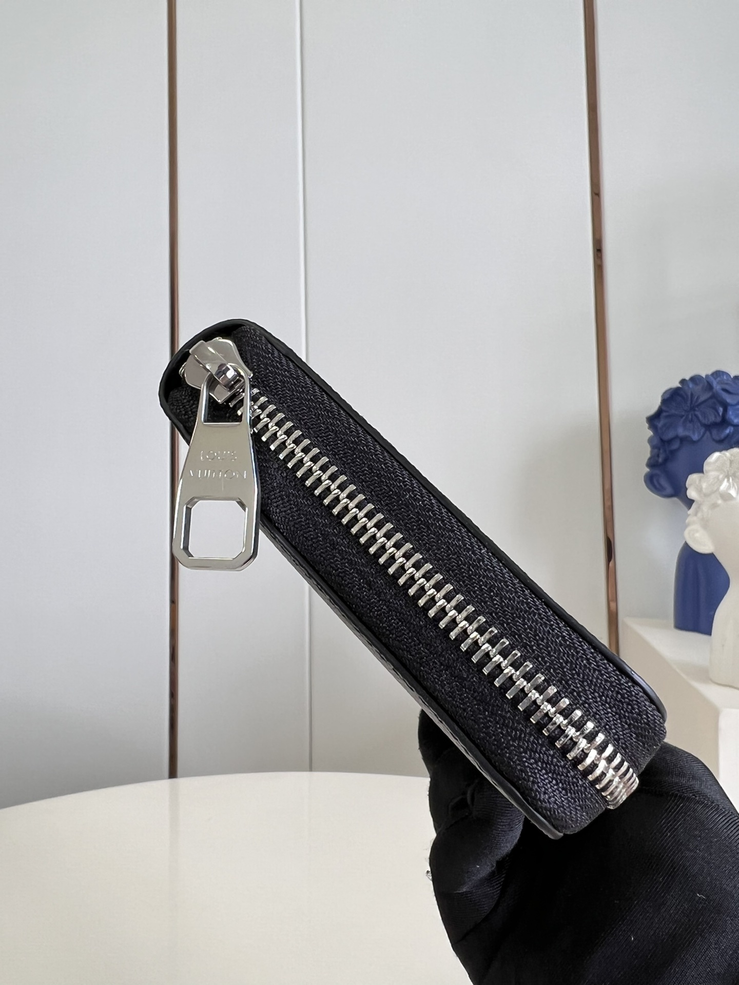 Bagsaaa L0vis Vvtt0n Monogram Black Zippy Wallet - 19cm
