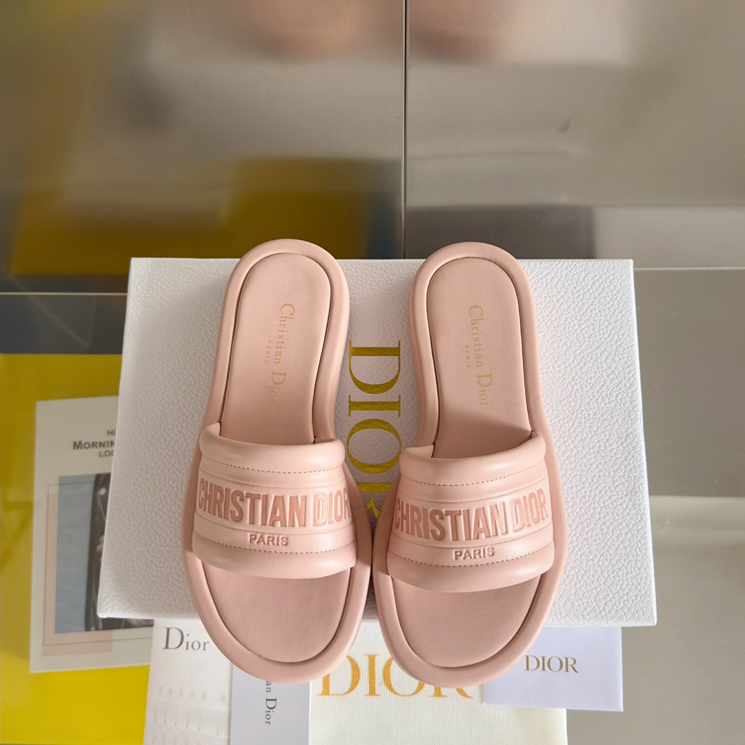 Bagsaaa D10r Every D Slides Pink