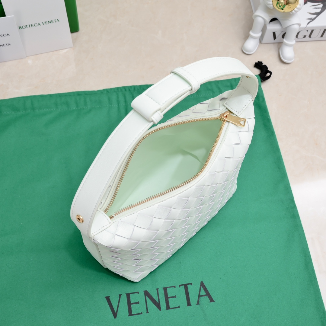 Bagsaaa B0tt*ga Ven*ta Wallace White - 22x13x9.5cm