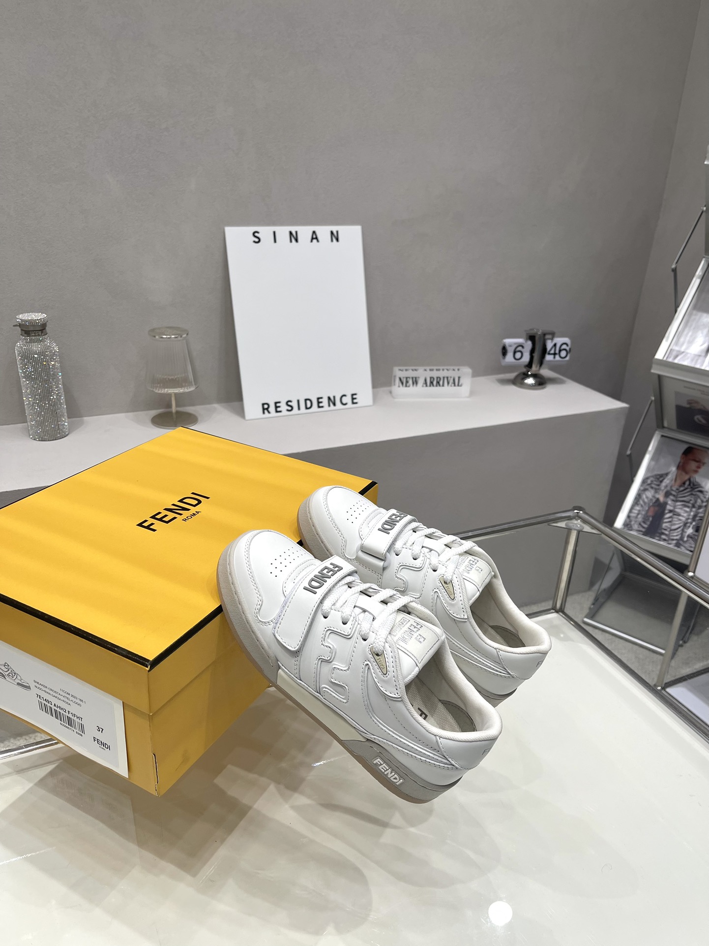 Bagsaaa F**di Match Low Top Sneaker White