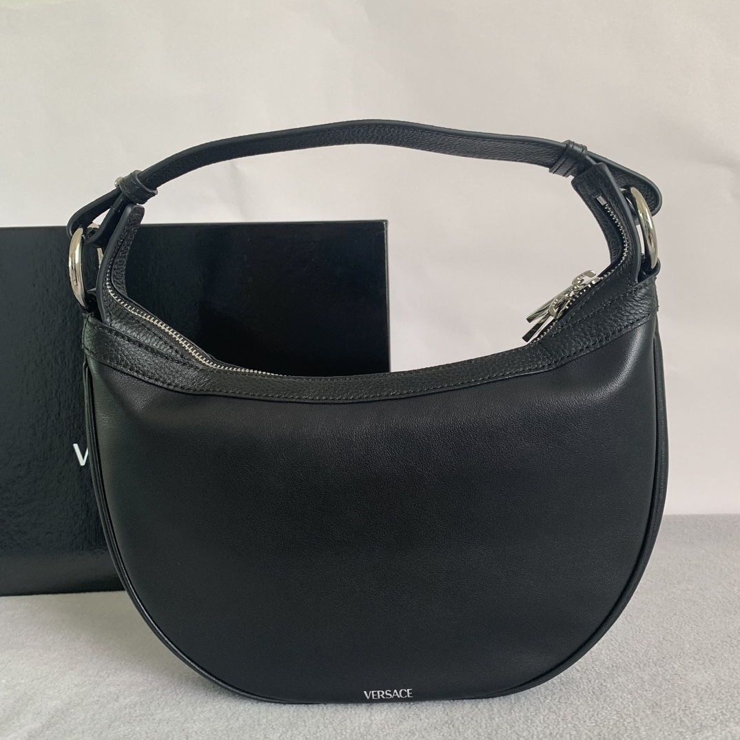 Bagsaaa Versace Medusa Repeat Leather Shoulder Bag - 29 x 5 x 18cm