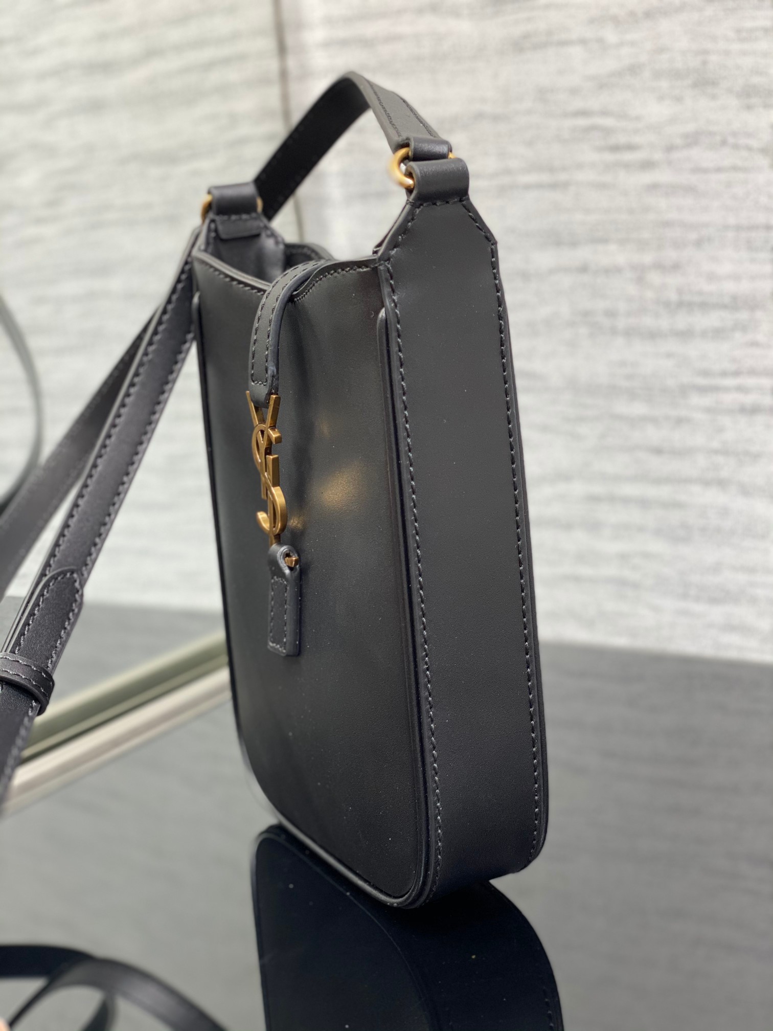 Bagsaaa Y51 Le 5 A 7 Mini Black Bag - 13x20x4cm