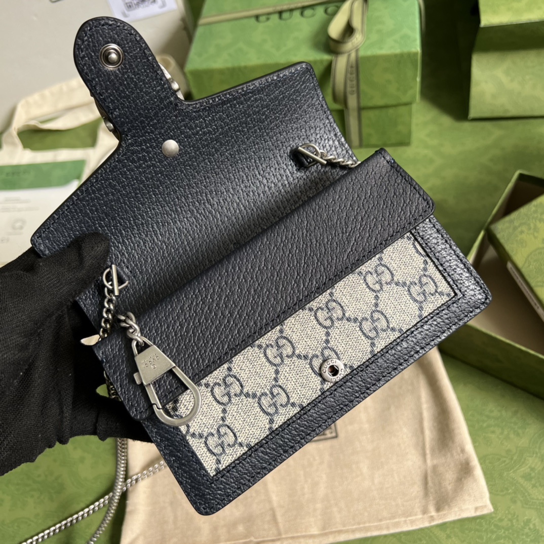 Bagsaaa Gvc*1 Dionysus GG Svp*me Mini Bag Beige and blue 