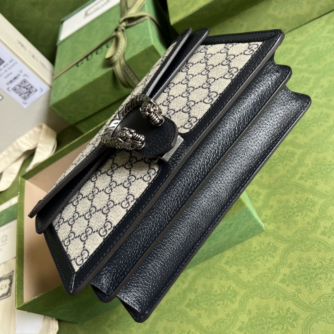 Bagsaaa Gvc*1 Dionysus GG Svp*me Beige and Blue - 28*18*9cm