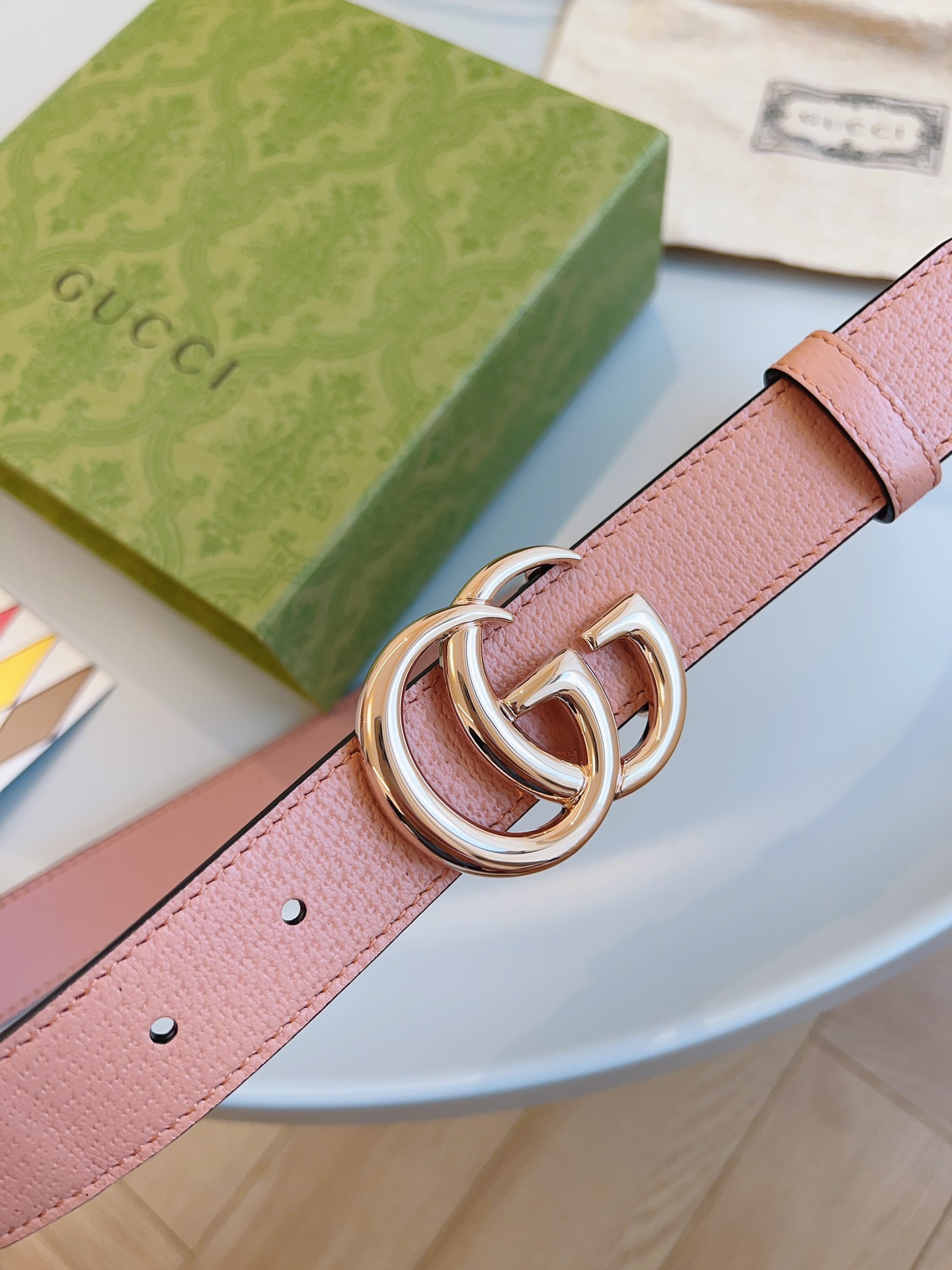 Bagsaaa Gvc*1 Pink Belt 3cm