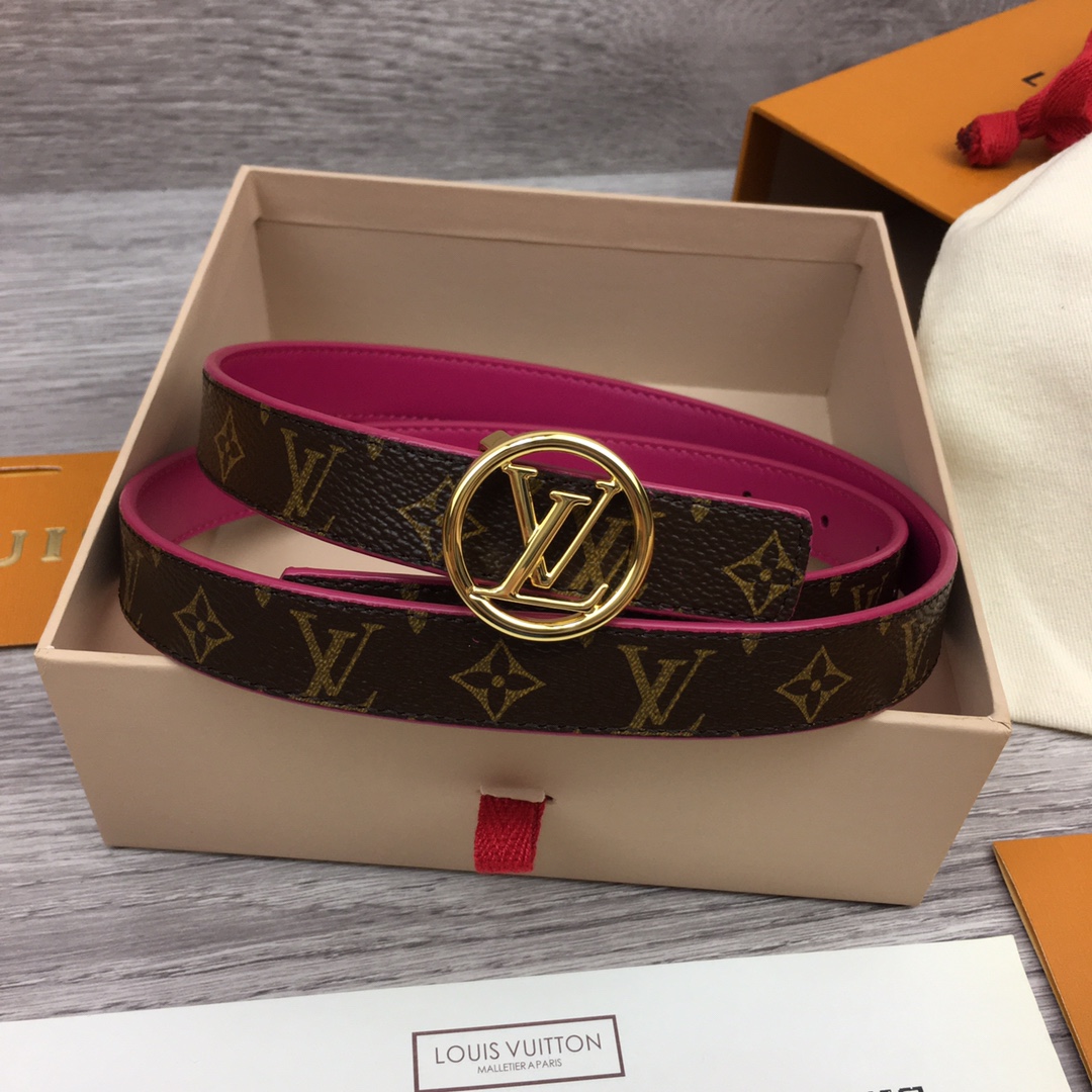 Bagsaaa L0vis Vvtt0n LV Circle 2cm Reversible