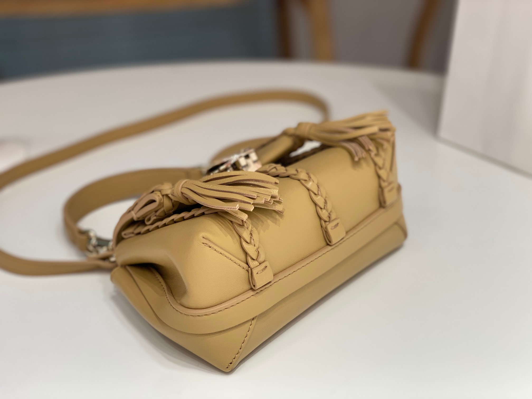 Bagsaaa Chloe Penelope Mini Yellow Bag - 22x14x9cm