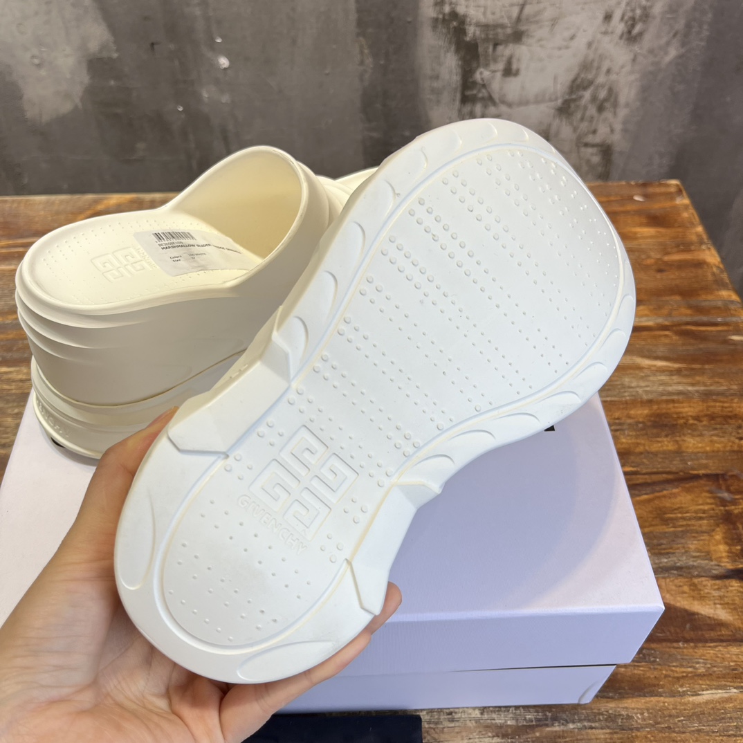 Bagsaaa Givenchy White Marshmallow Heeled Sandals