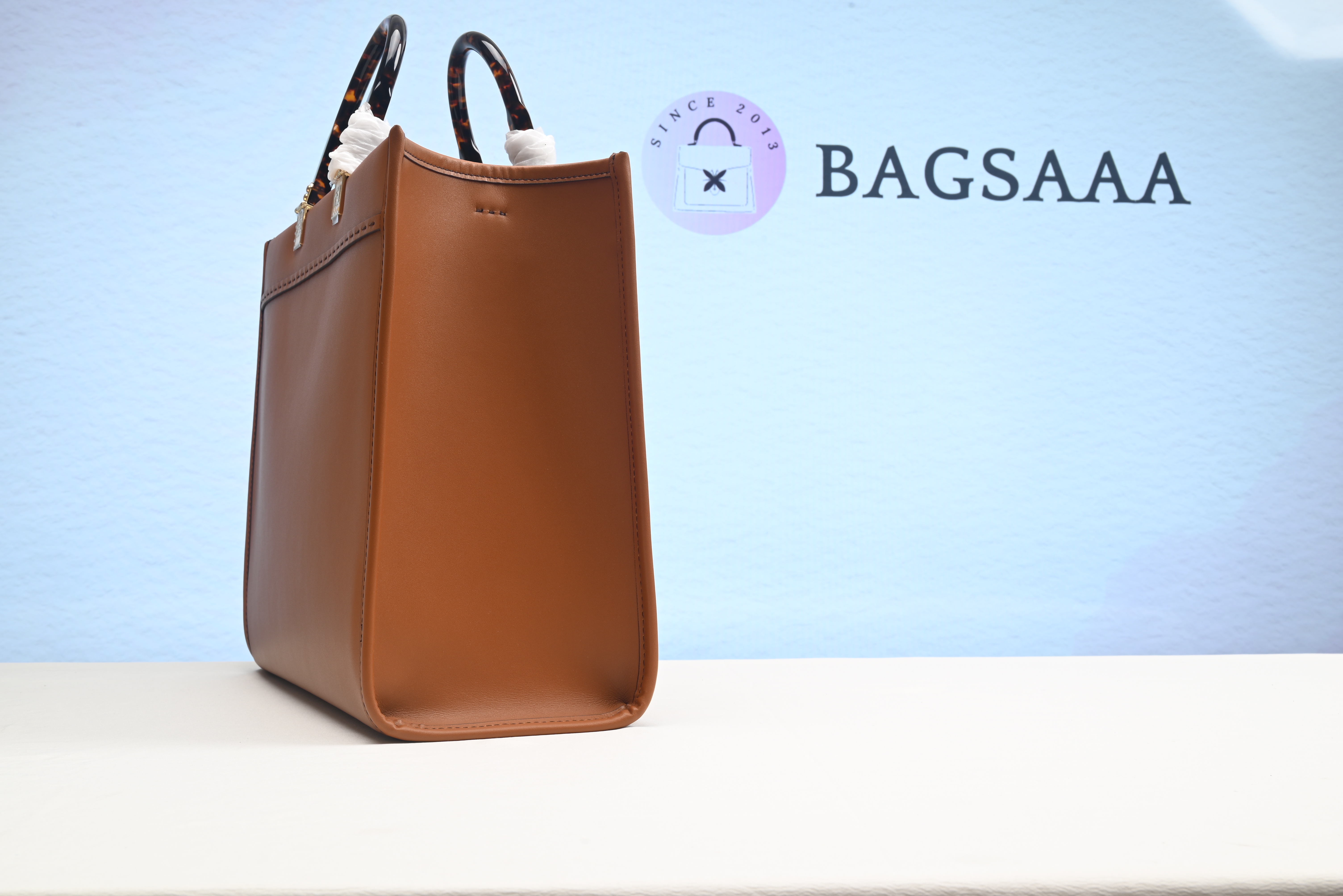 Bagsaaa F**di Sunshine Brown Tote 35cm