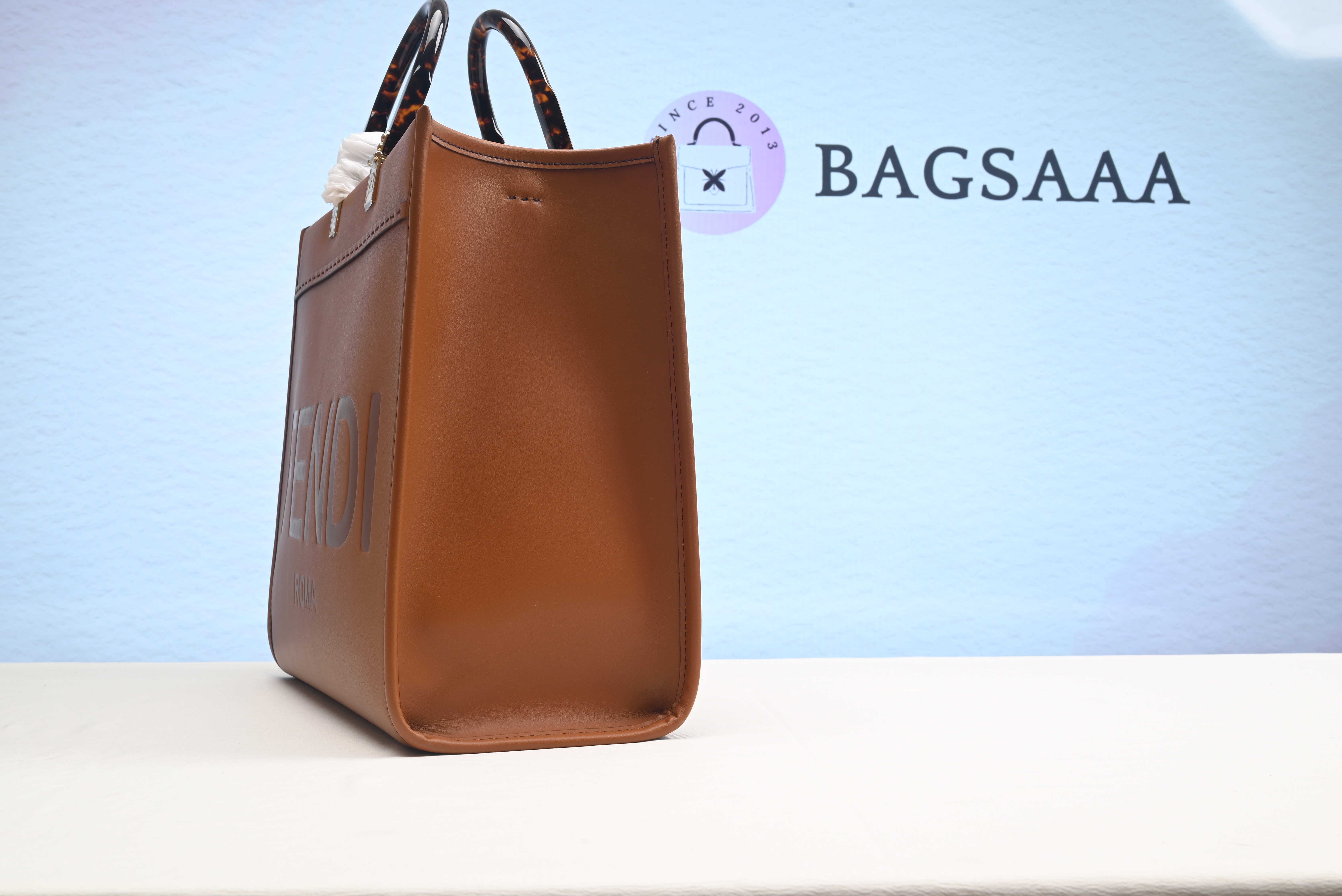 Bagsaaa F**di Sunshine Brown Tote 35cm