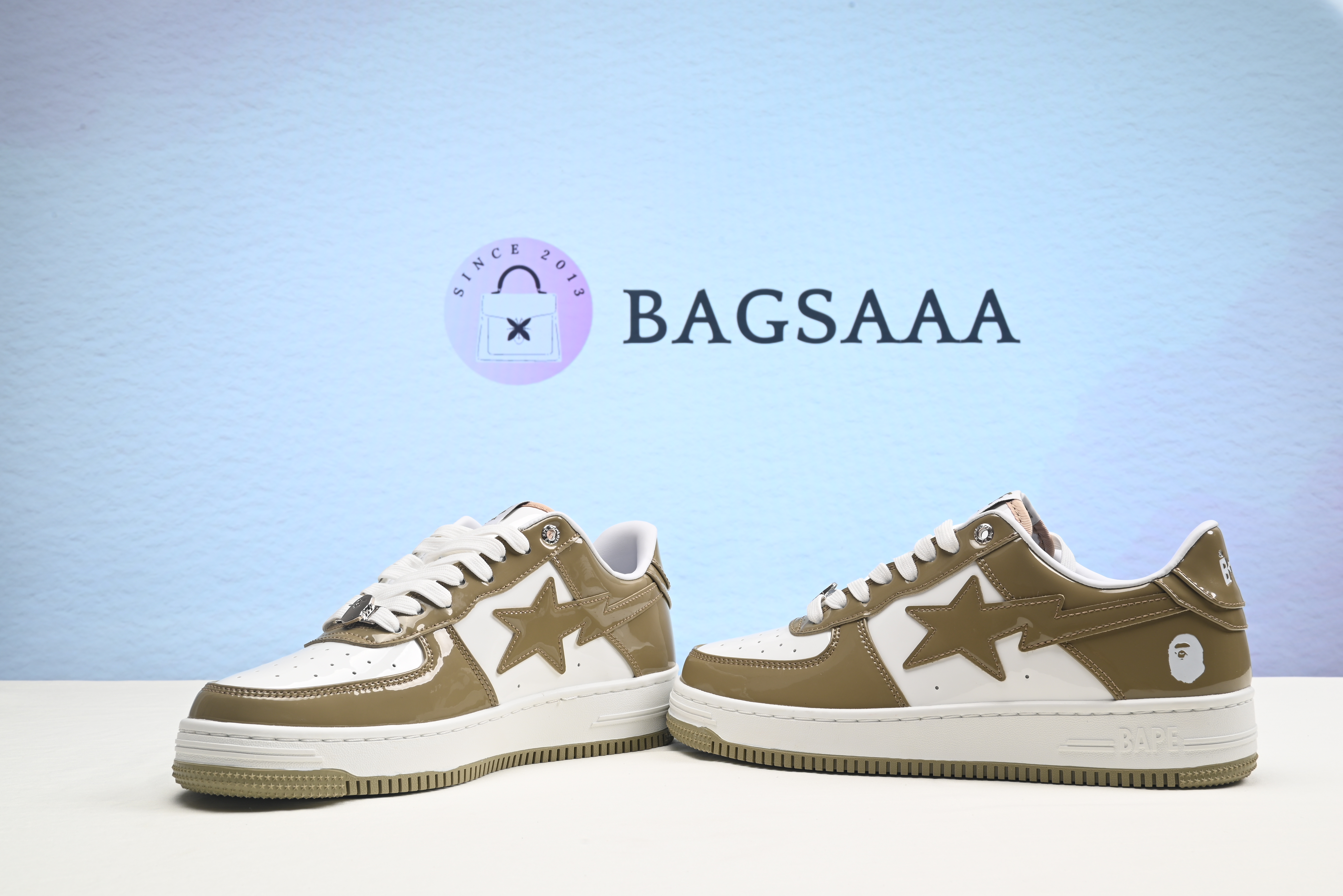 Bagsaaa Bape Sta M1 Beige sneakers