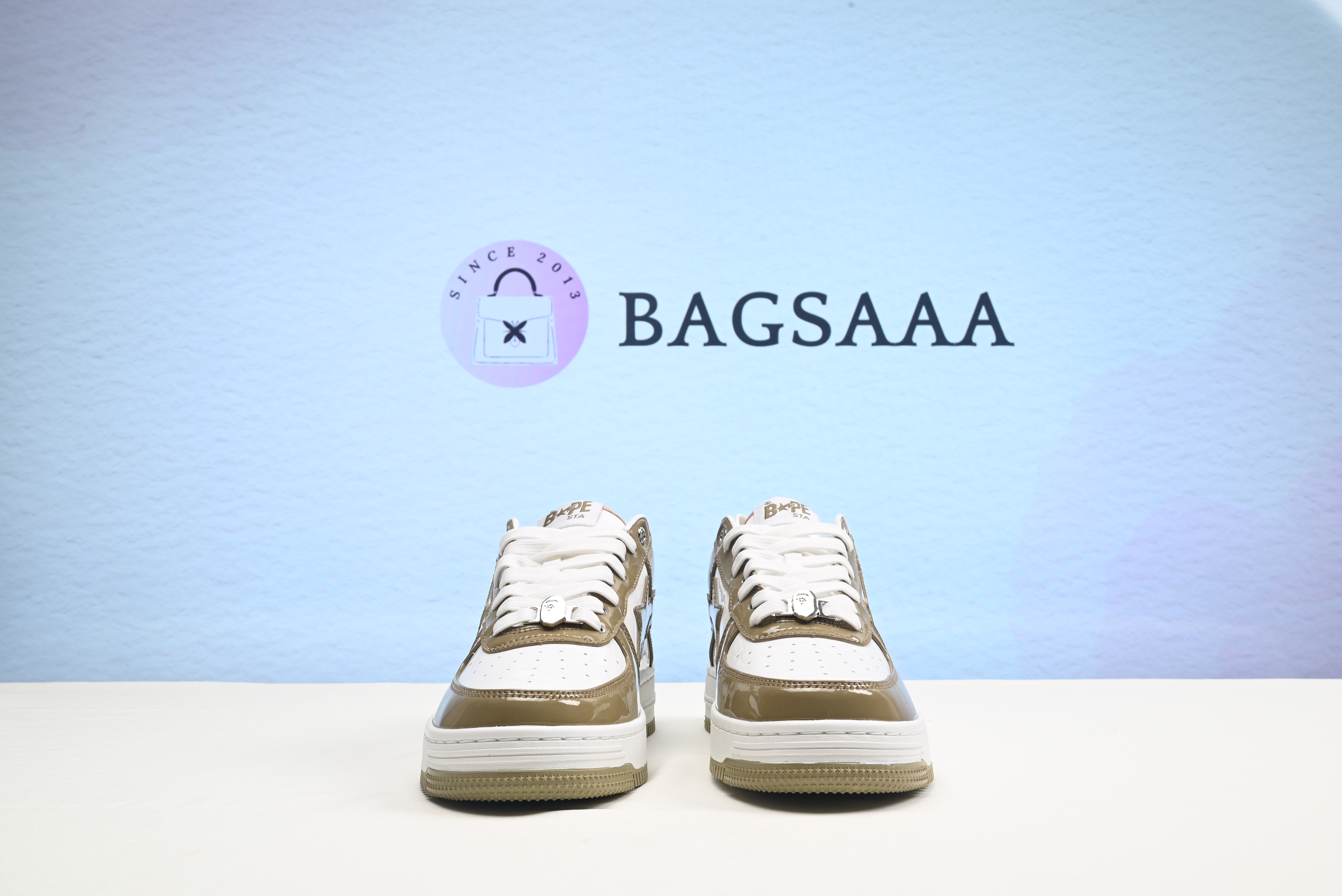 Bagsaaa Bape Sta M1 Beige sneakers
