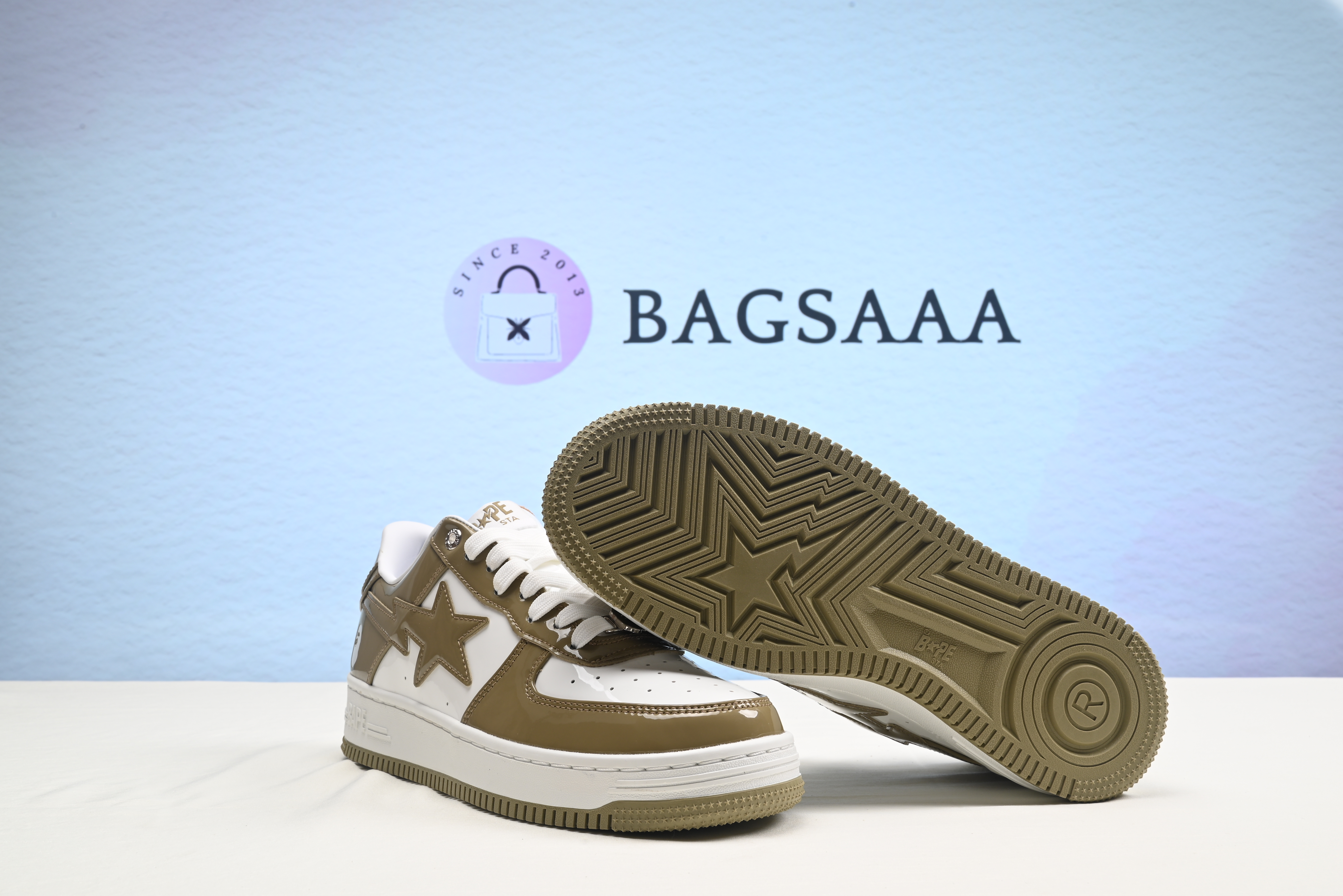 Bagsaaa Bape Sta M1 Beige sneakers